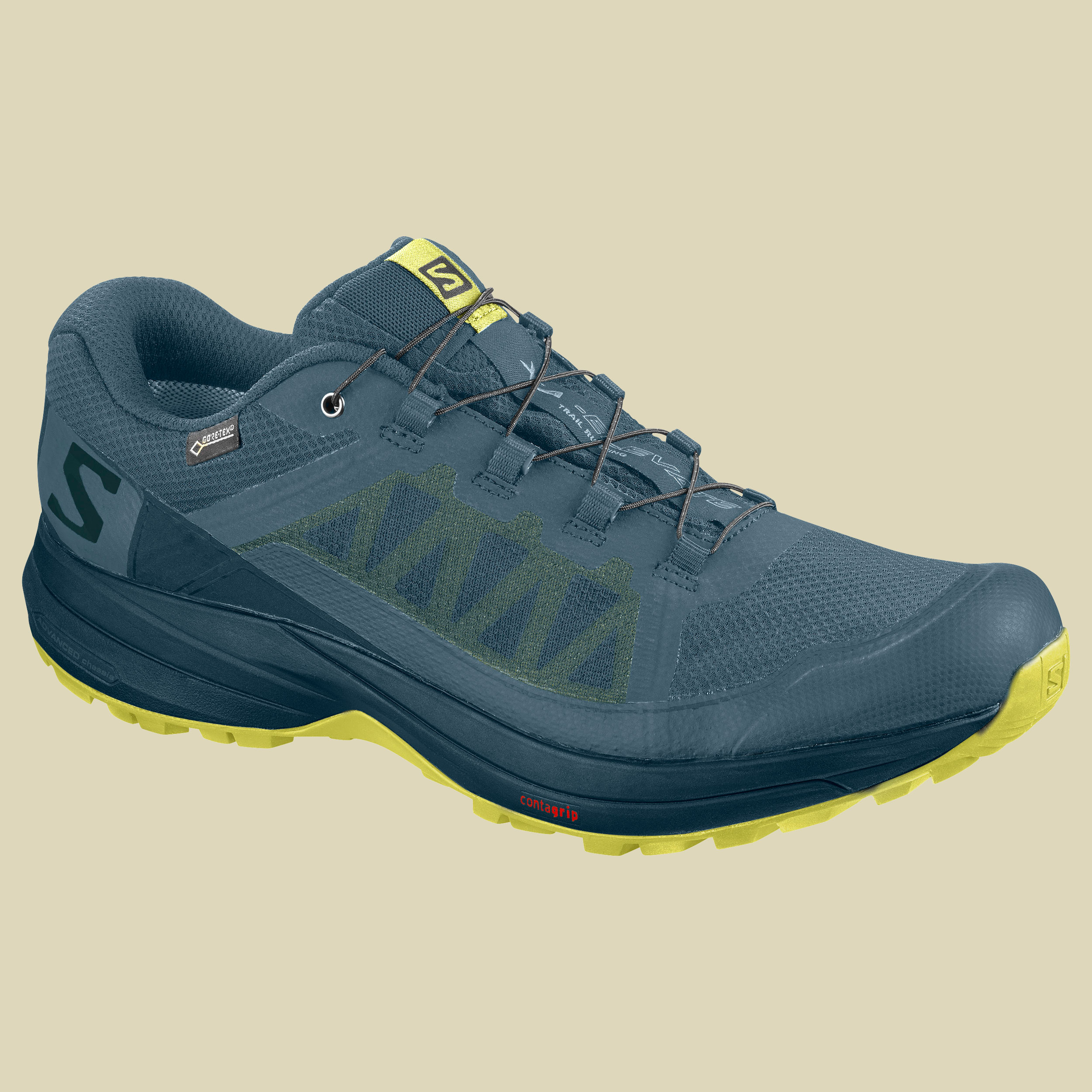 XA Elevate GTX Men Größe UK 12 Farbe mallard blue/reflecting pond