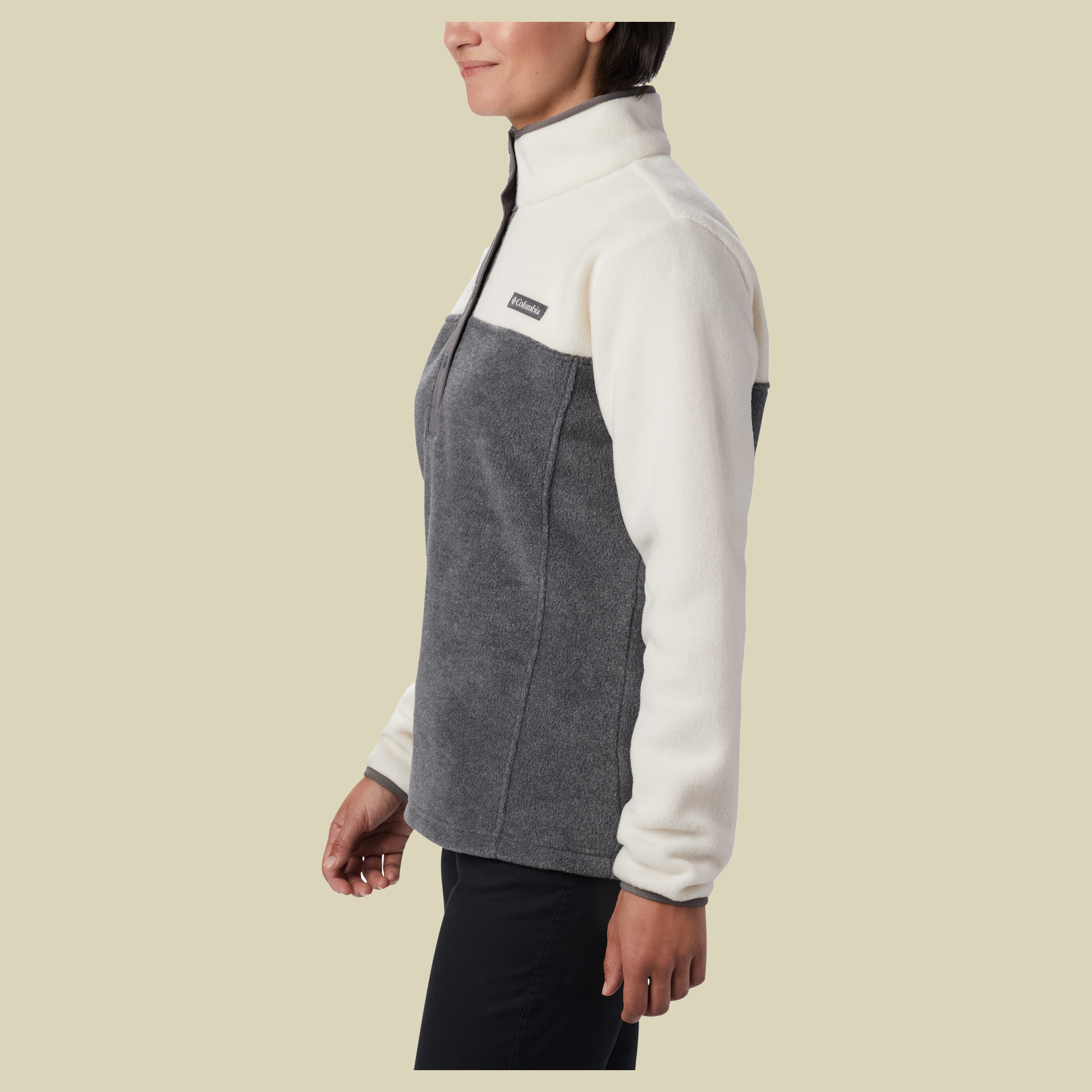 Benton Springs Half Snap Women Größe XL Farbe city grey heather