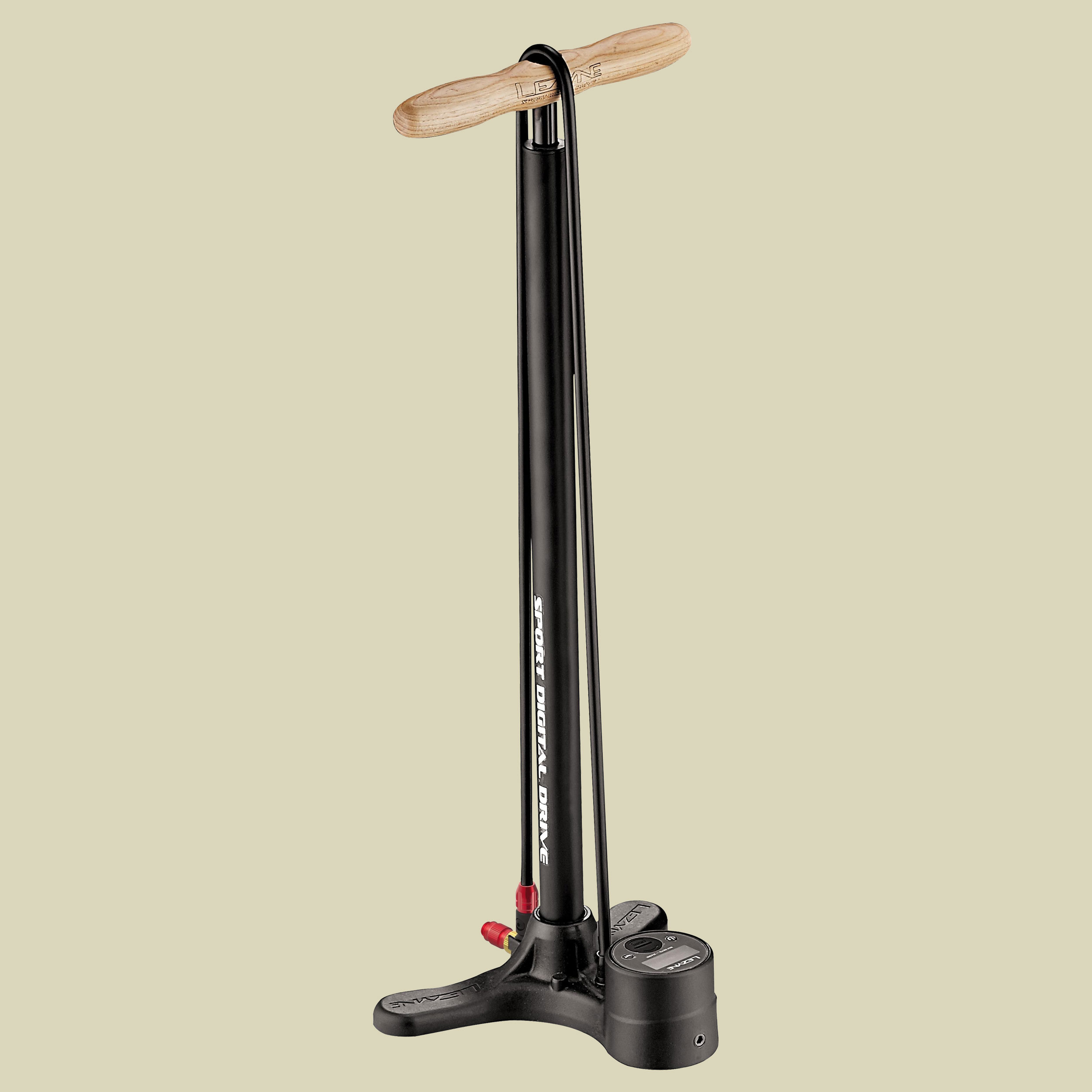 Standluftpumpe Sport Digital Drive Farbe matt schwarz