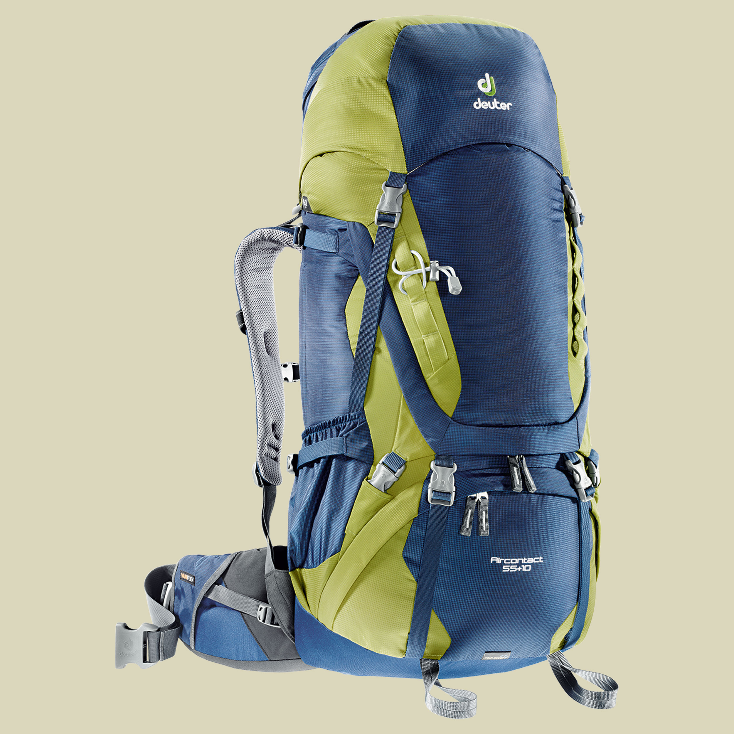 Aircontact 55 + 10 Volumen 55 L + 10 L Farbe midnight-moss