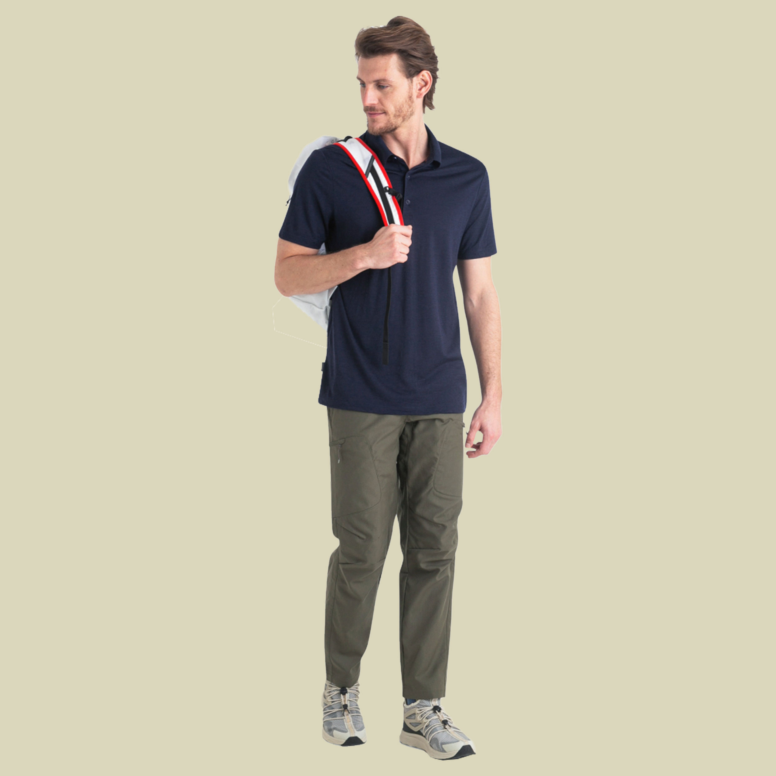 Merino 150 Tech Lite III SS Polo Men L blau - midnight navy