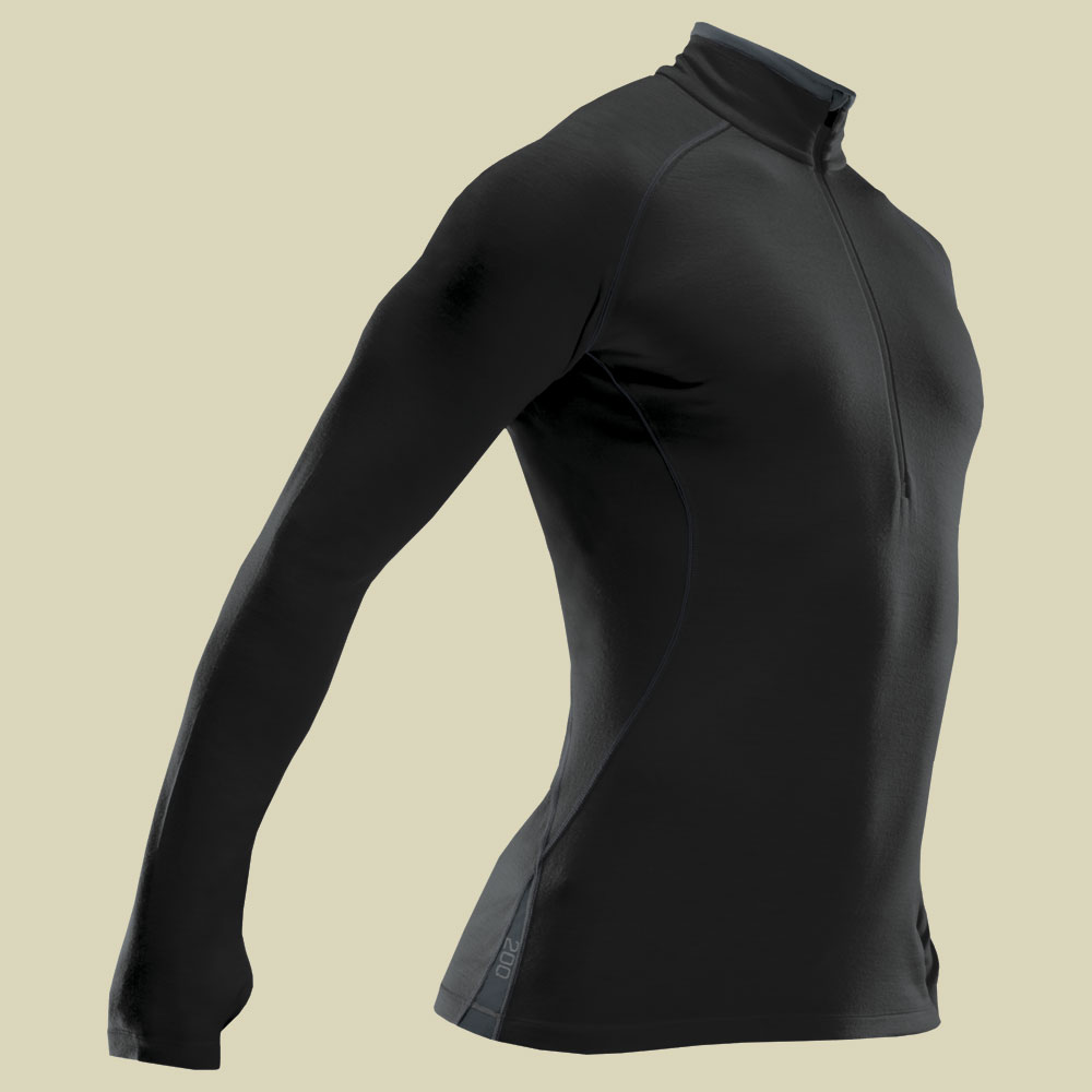 GT 200 Lightweight LS Sprint Zip Men Größe M Farbe Black/Pewter