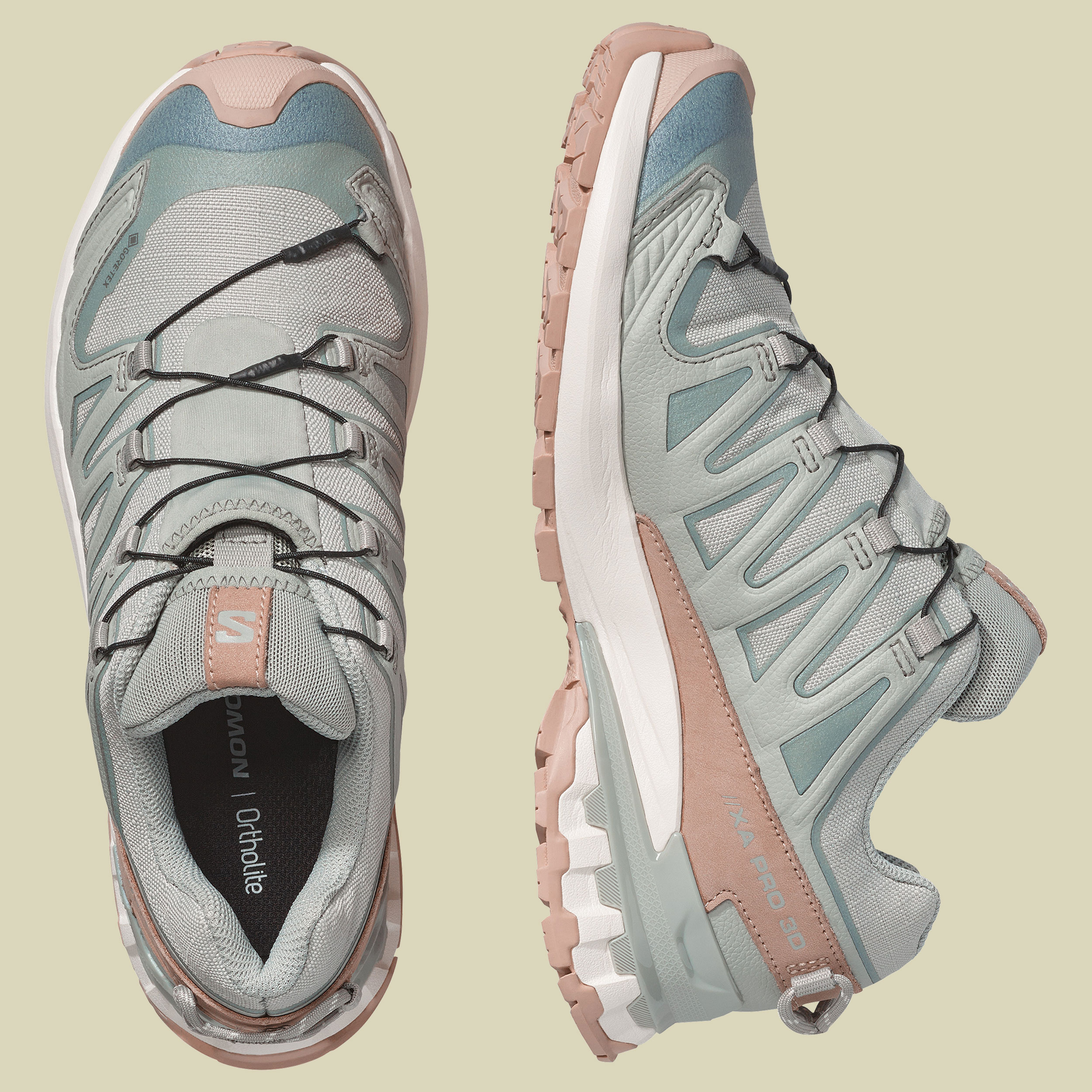 XA Pro 3D V9 GTX Lifelong Women UK 8 mehrfarbig - wrought iron/oxford tan/vanilla ice