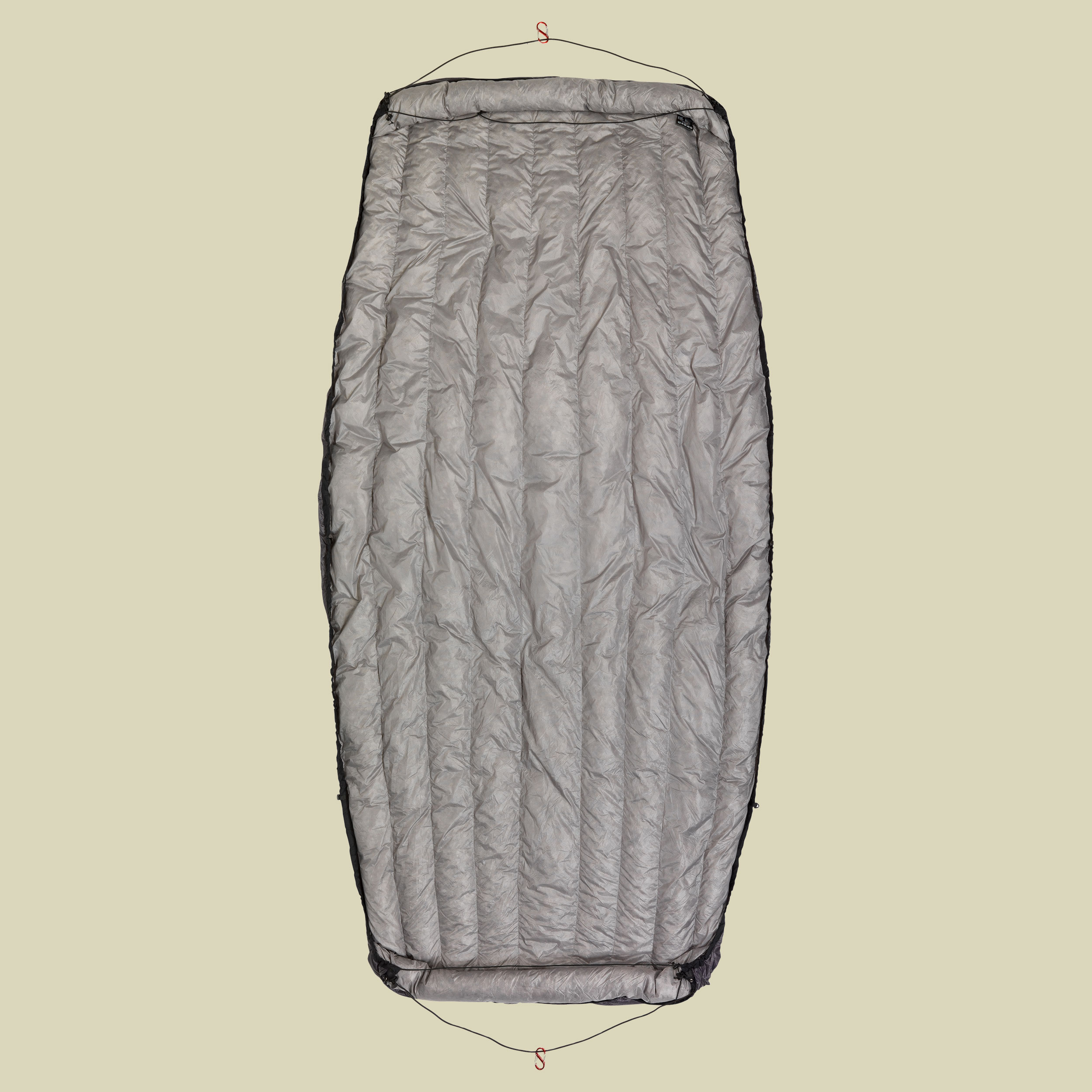 Hammock Underquilt Down Maße: 205 x 122/88 cm Farbe: tempest gray/ silverbird