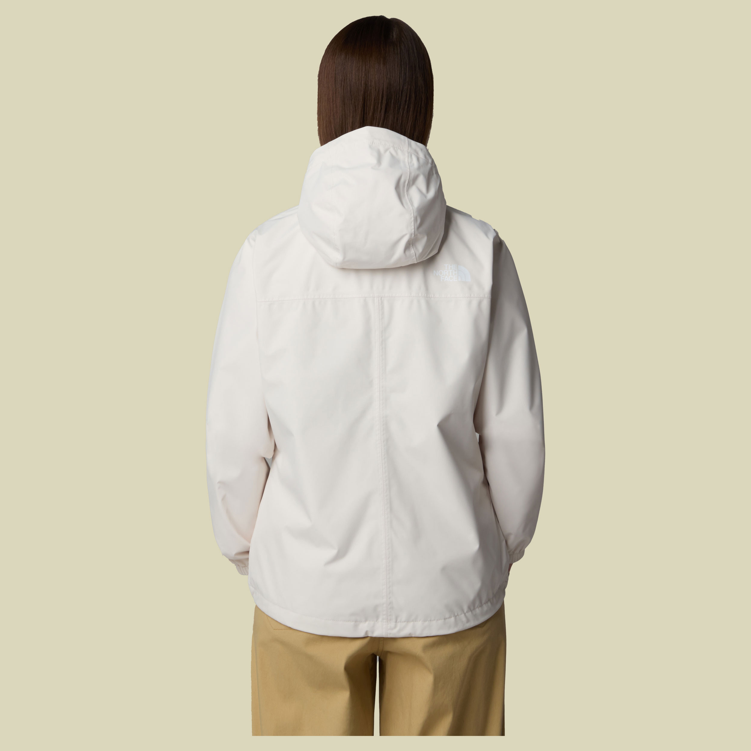 Antora Rain Jacket Women weiß XL - white dune
