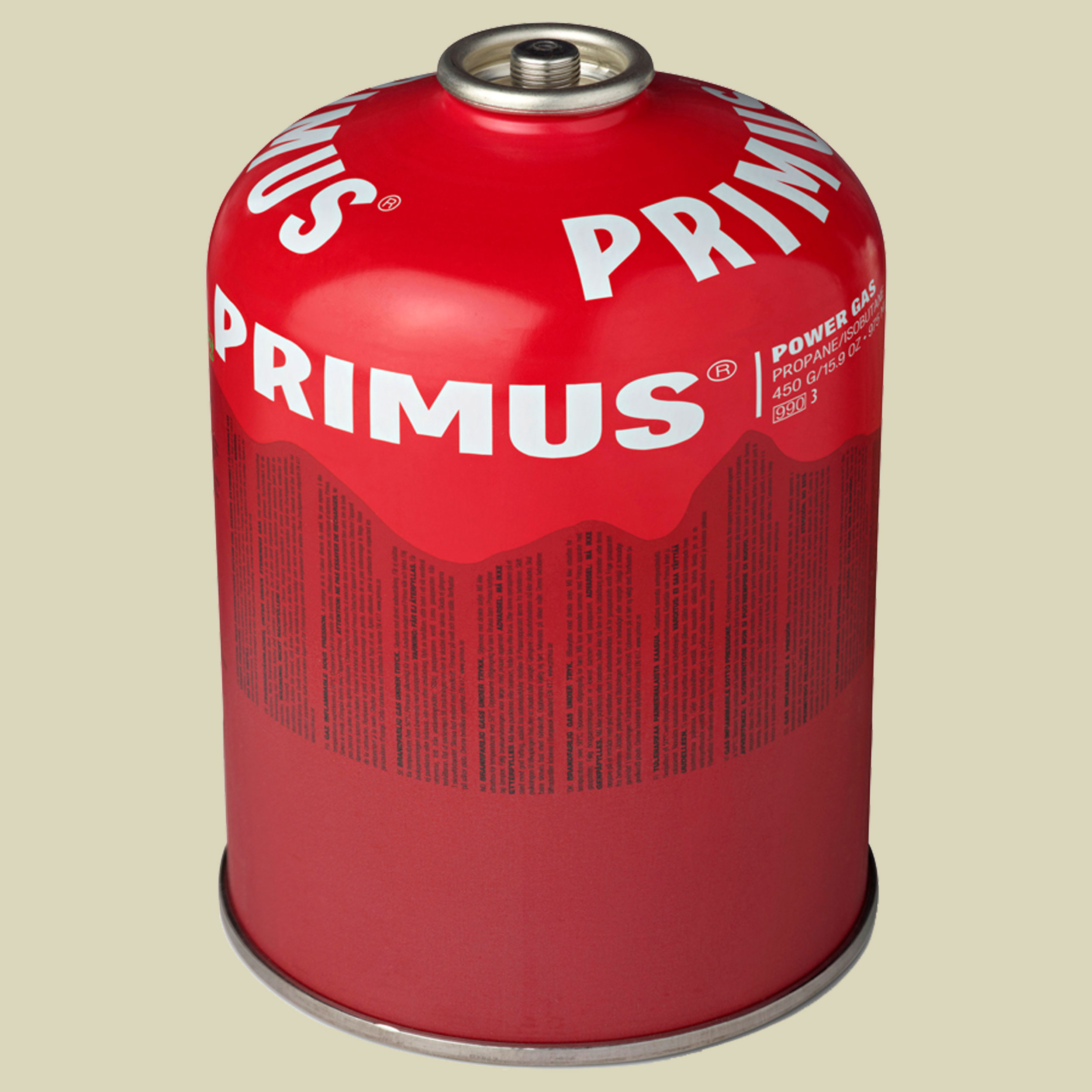 Power Gas 450g L1 Gaskartusche mit Sicherheitsventil