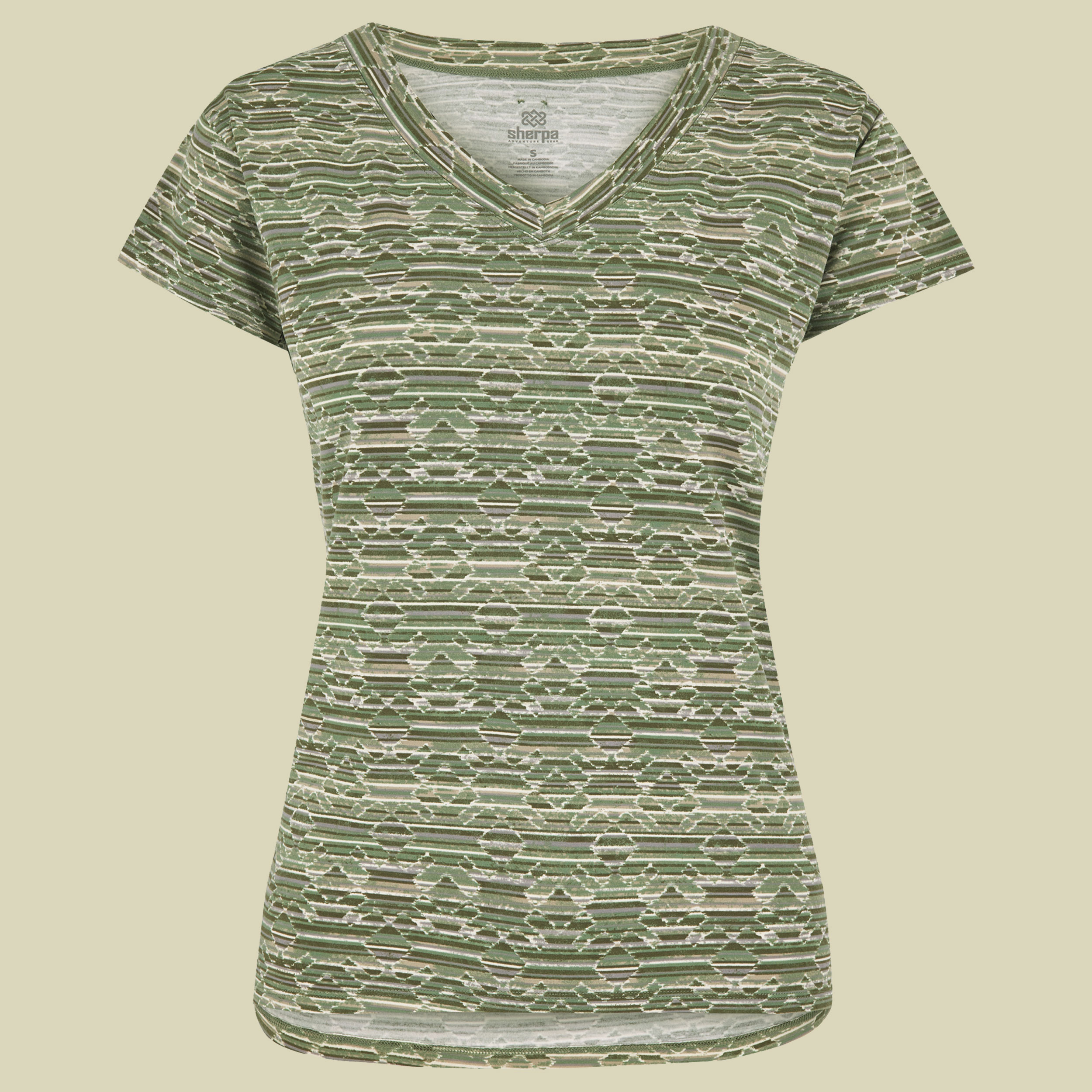 Neha V-Neck Tee Women mint M - Farbe light hydra barely there