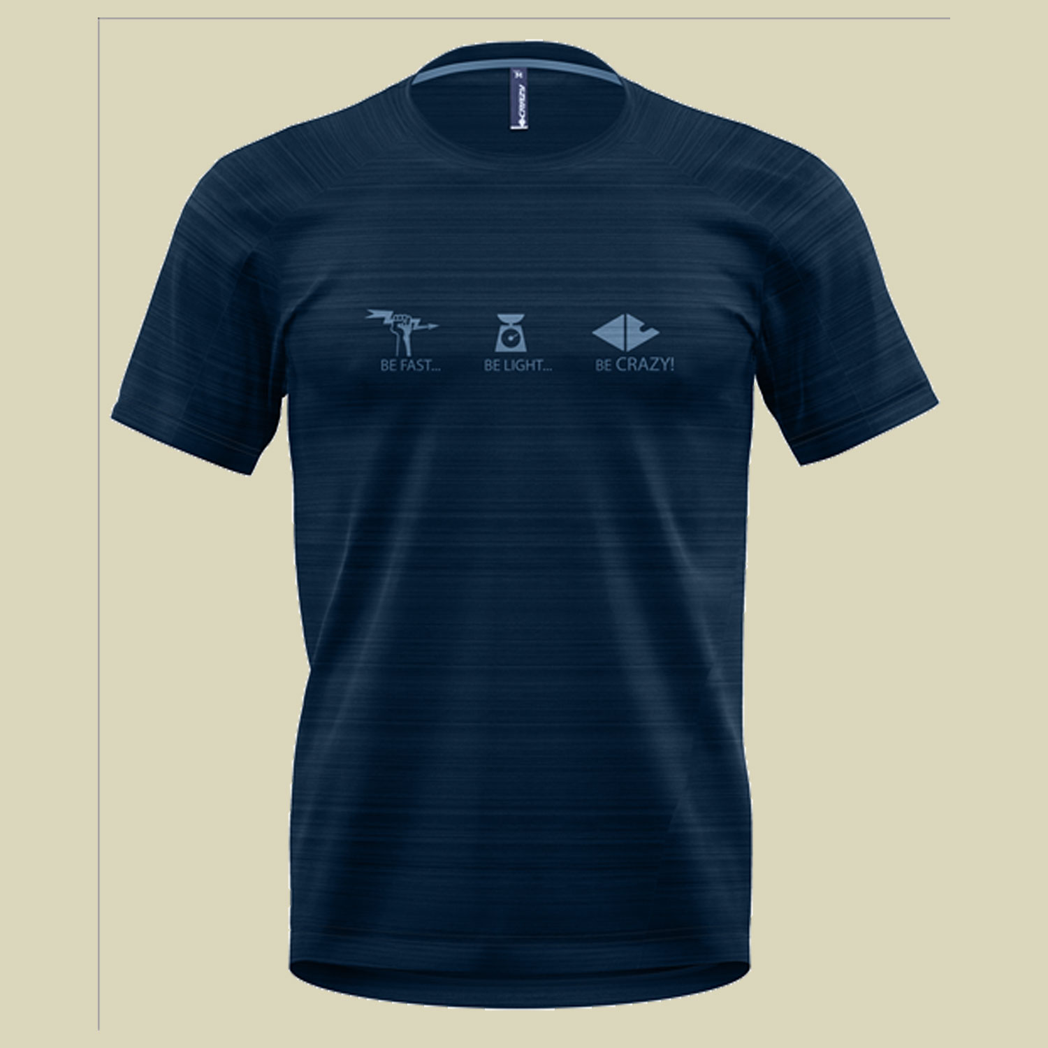 T-Shirt Logo Men Größe M  Farbe vento-blue