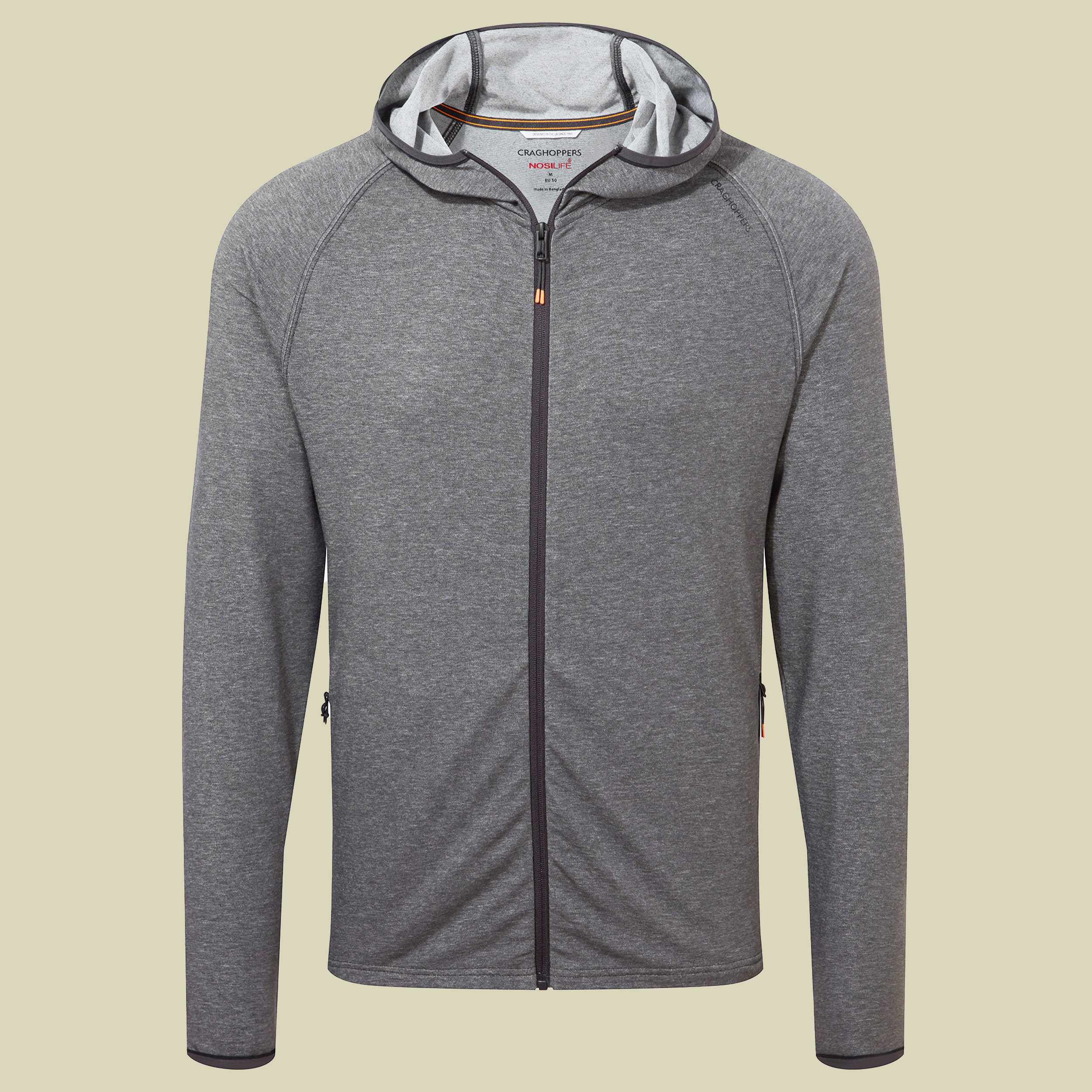 NosiLife Nepos Hoody Men Größe S Farbe black pepper marl