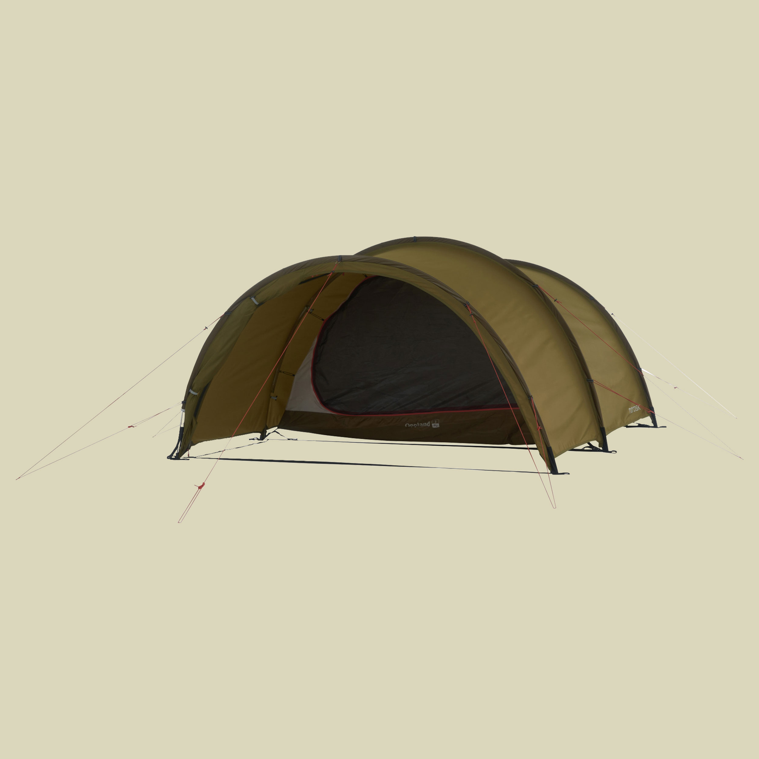 Oppland 3 (3.0) PU Tent  3-Personen Zelt Farbe dark olive