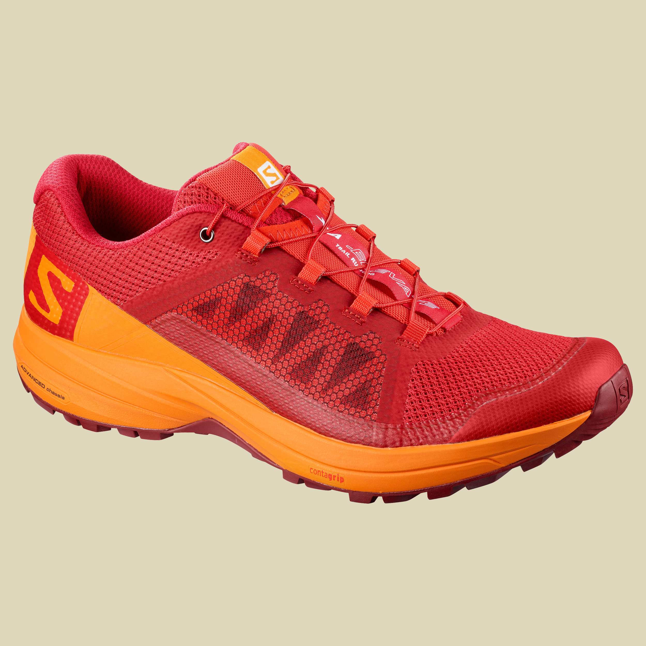 XA Elevate Men Größe UK 7,5 Farbe barbados cherry/bright marigold