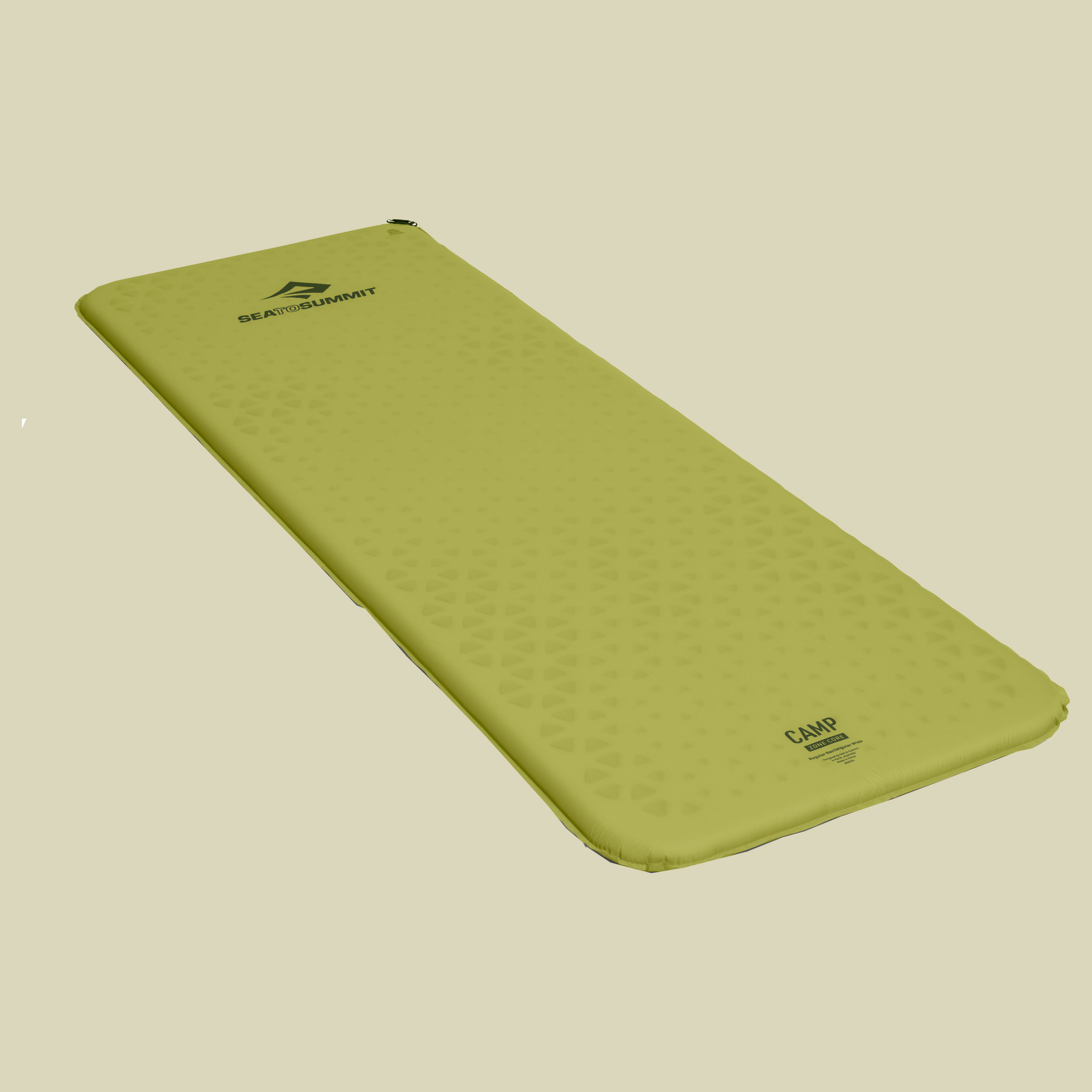 Camp Self-Inflating  Mat regular rectangular wide grün - Farbe tarragon