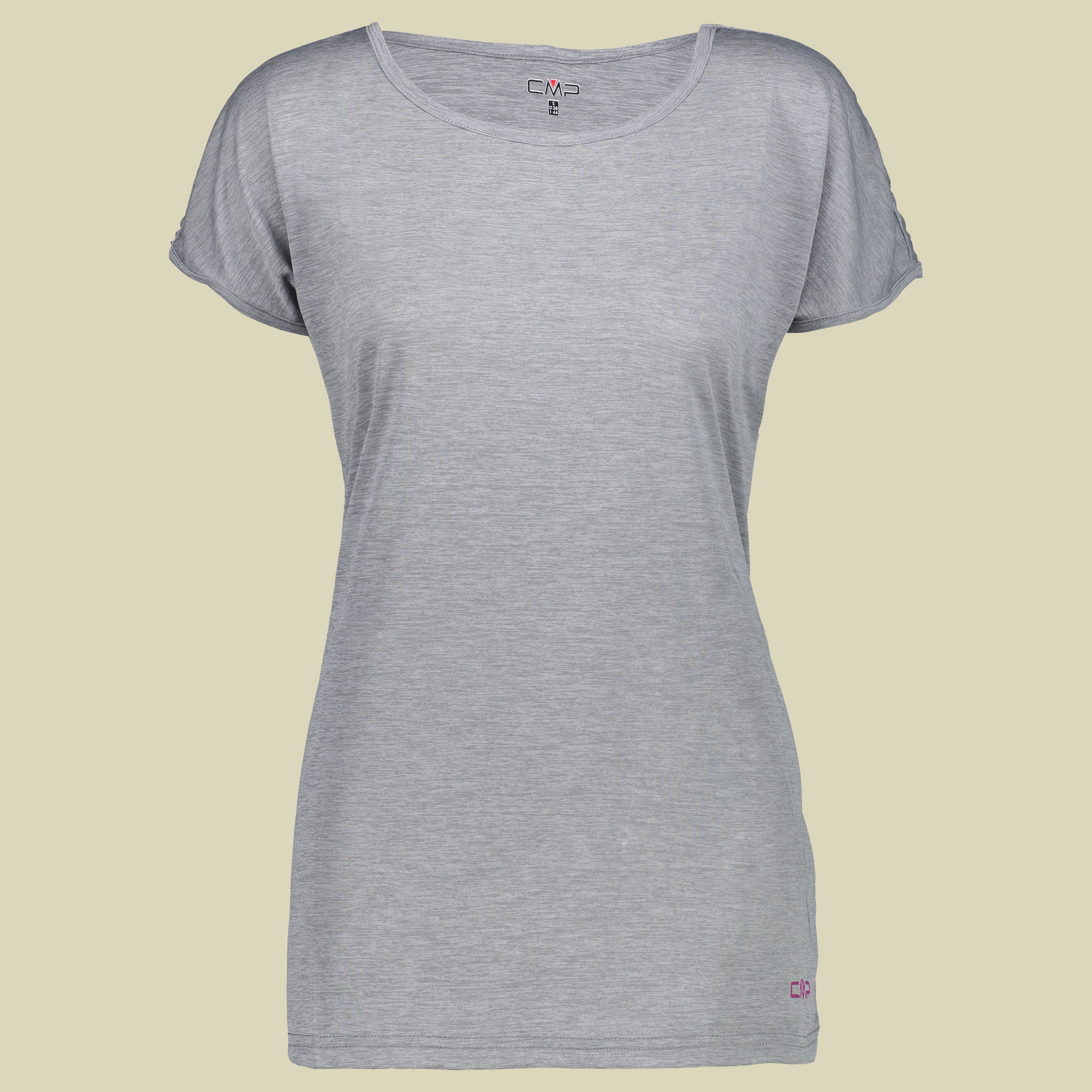 Woman T-Shirt Jersey Melange 38T6676 Größe 36 Farbe grey melange 59AM
