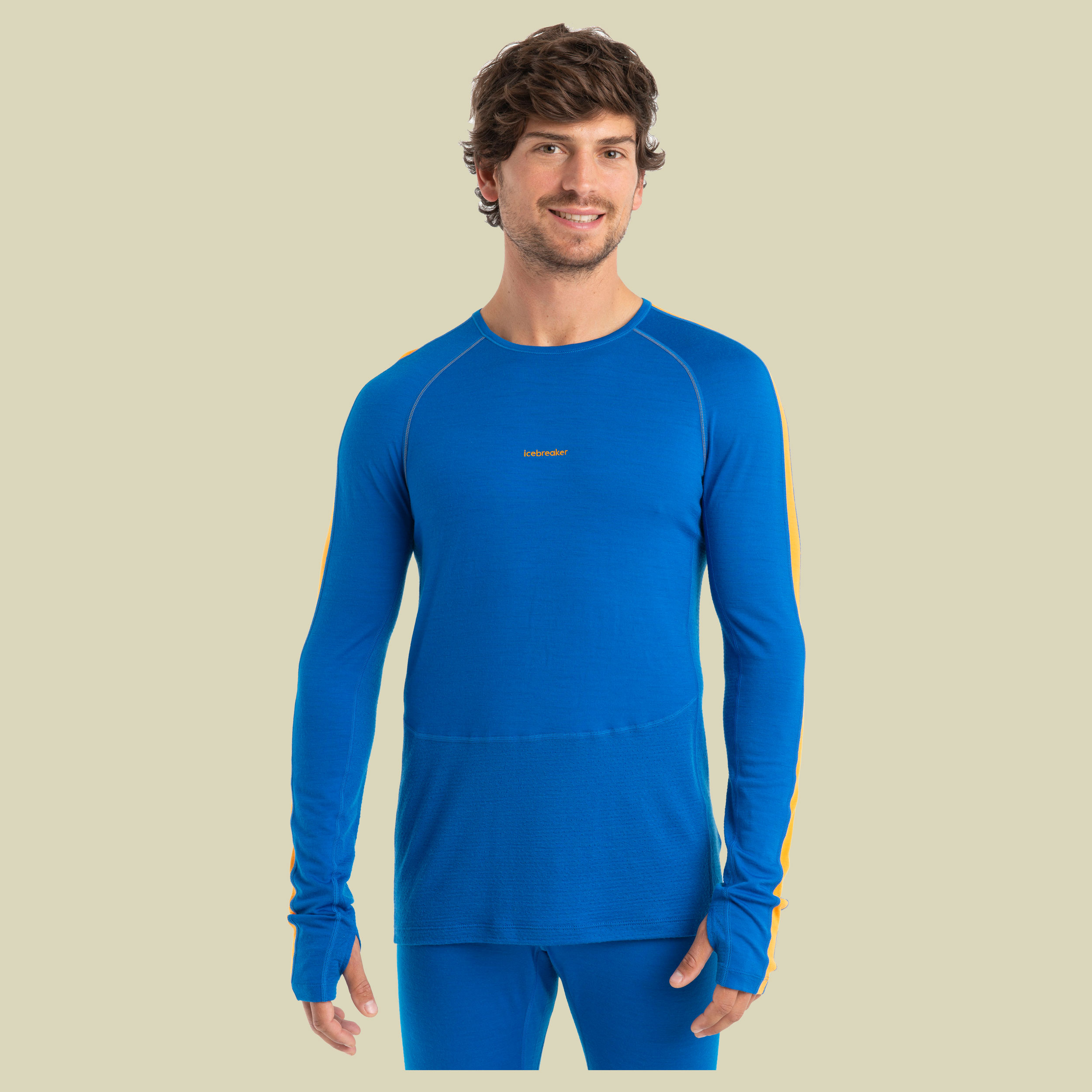 ZoneKnit 200 LS Crewe Men Größe M  Farbe lazurite/solar/cb