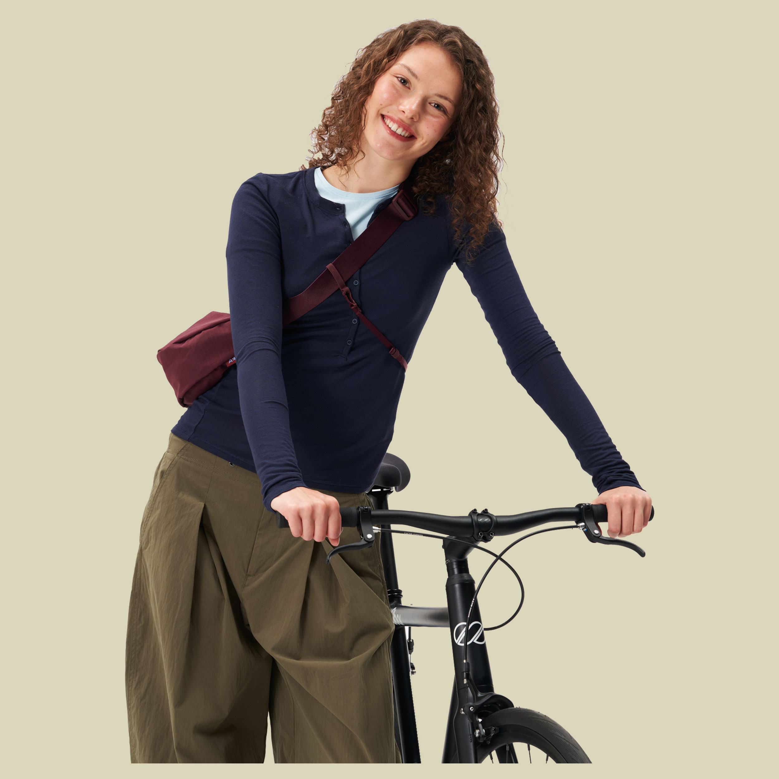 Sling Bag Small 3,5 L rot - burgundy