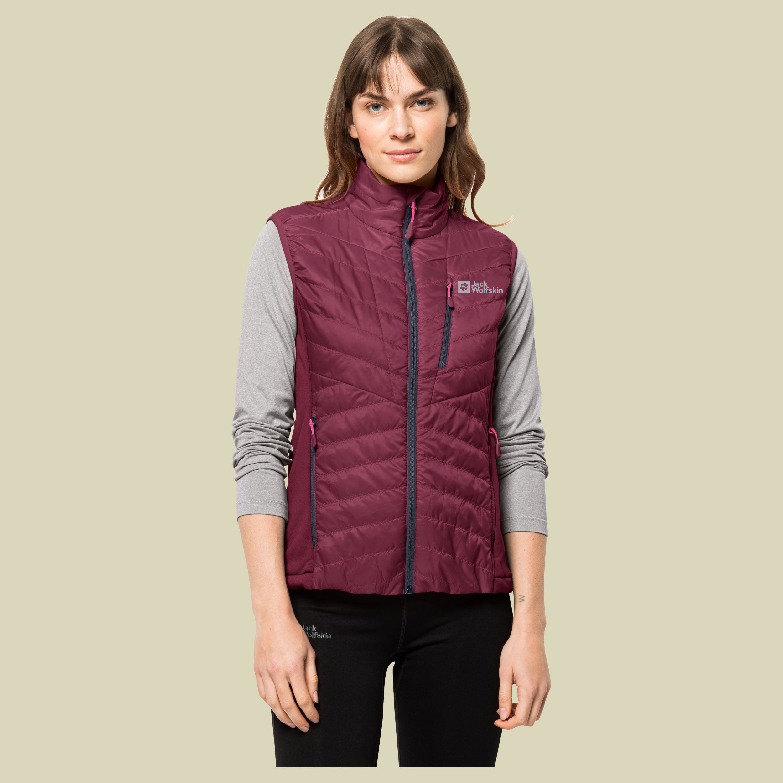 Routeburn Pro Ins Vest Women Größe M  Farbe sangria red