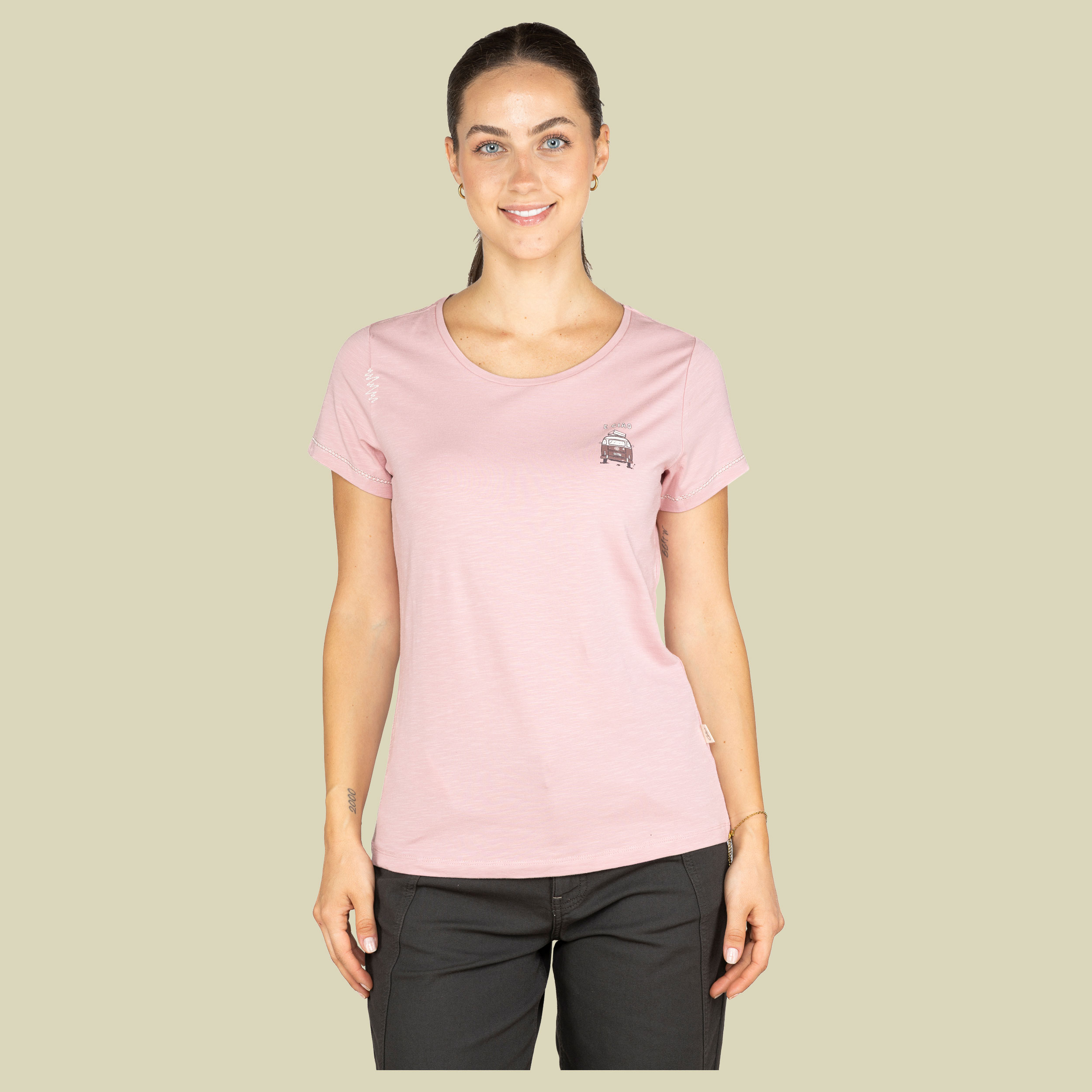 Gandia E Ciao T-Shirt Women 42 rosa - Farbe dusty rose