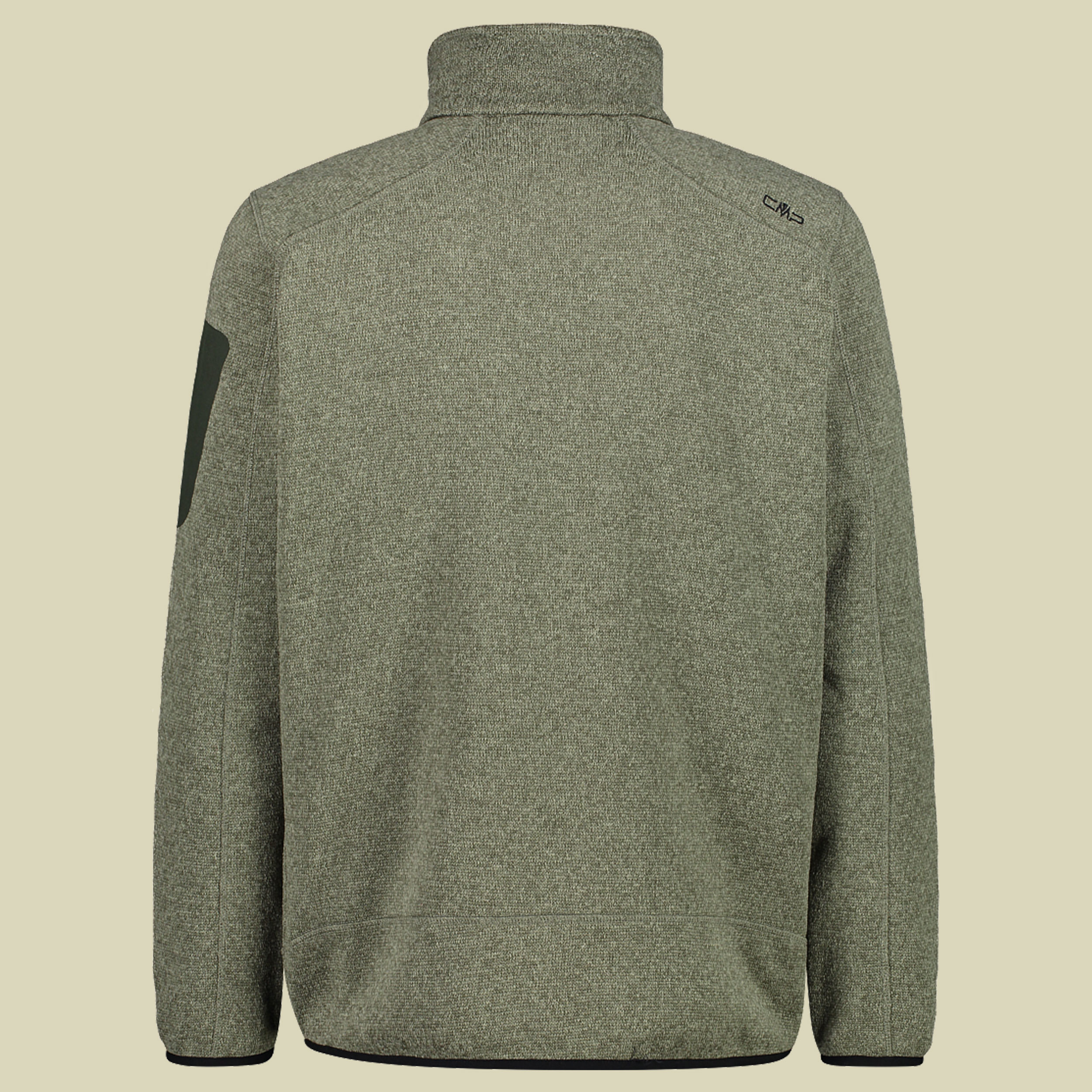 Man Knitted Fleece Jacket CMP 3H60747N Größe 50 Farbe 01FP kaki-oil green