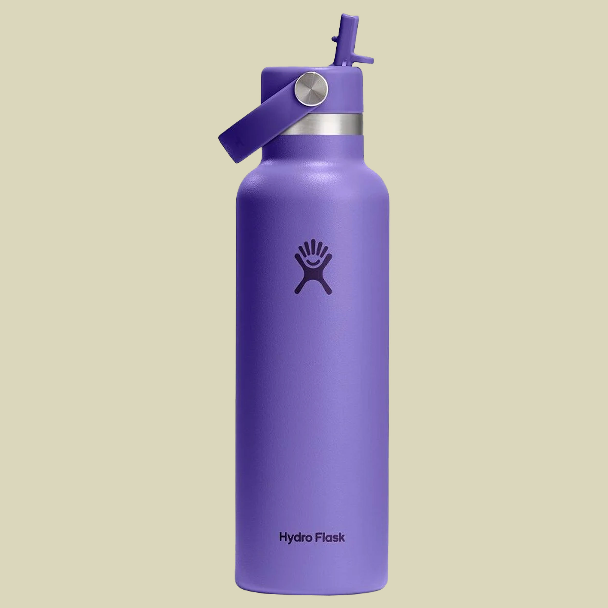 Hydro Flask 21 oz Standard Mouth w. Flex Straw Cap lila 621 - utopia purple