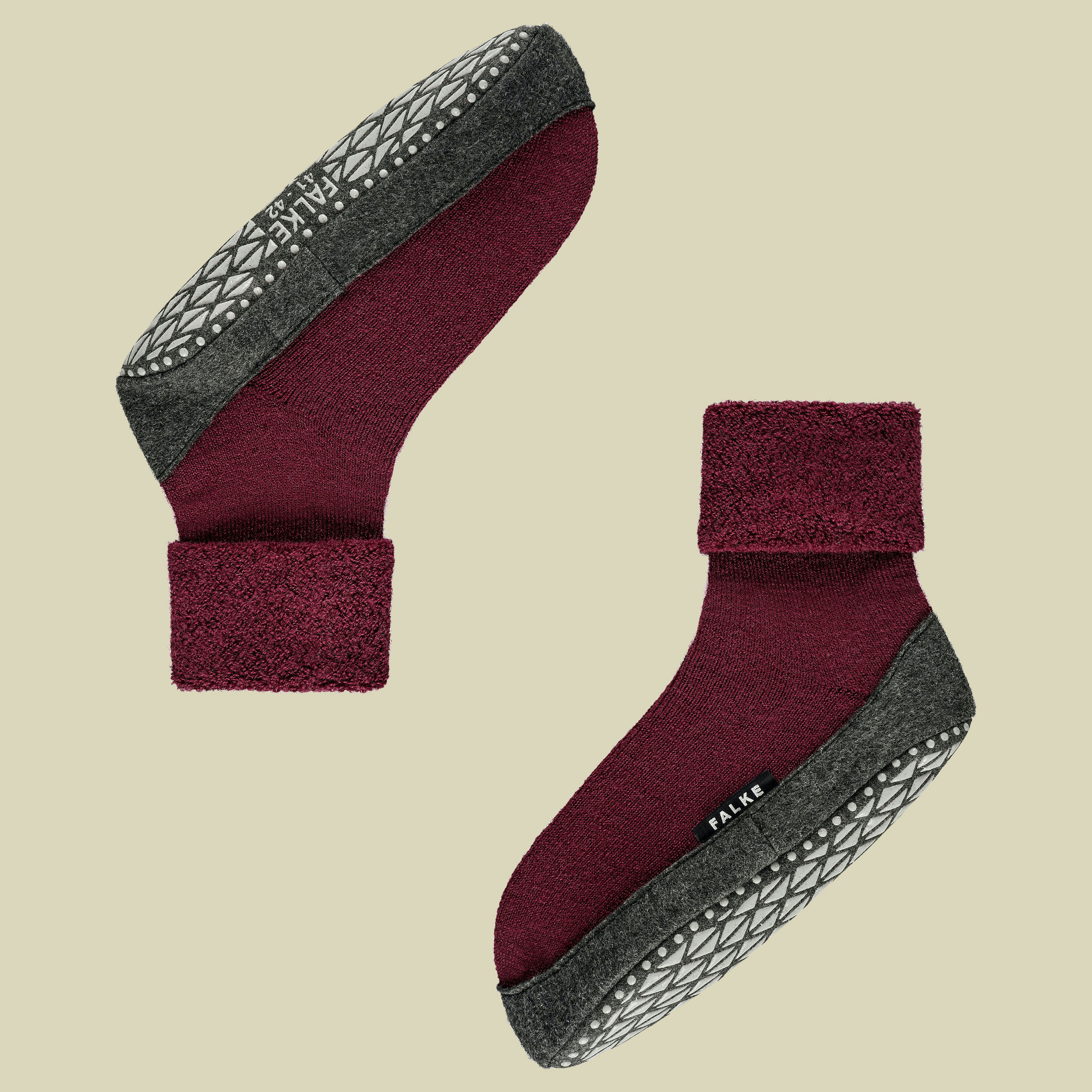 Cosyshoe Falke Größe 37-38 Farbe barolo