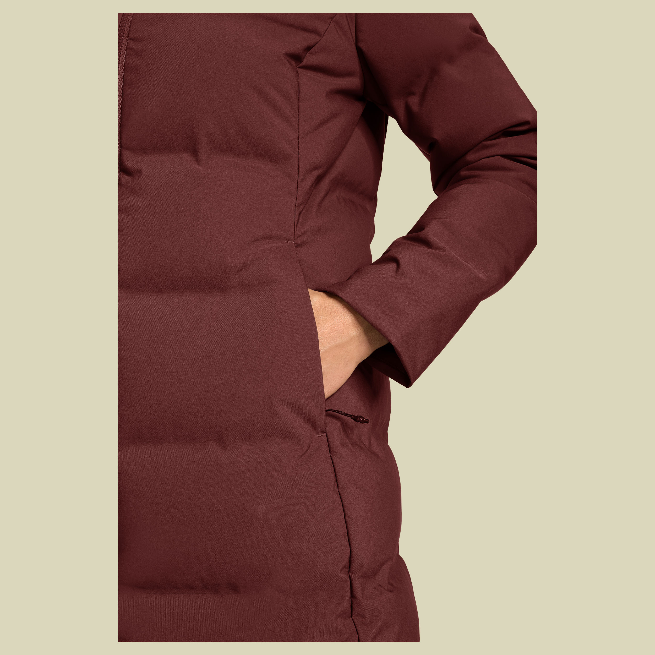 Aukea W's Bonded Down Coat S madder brown