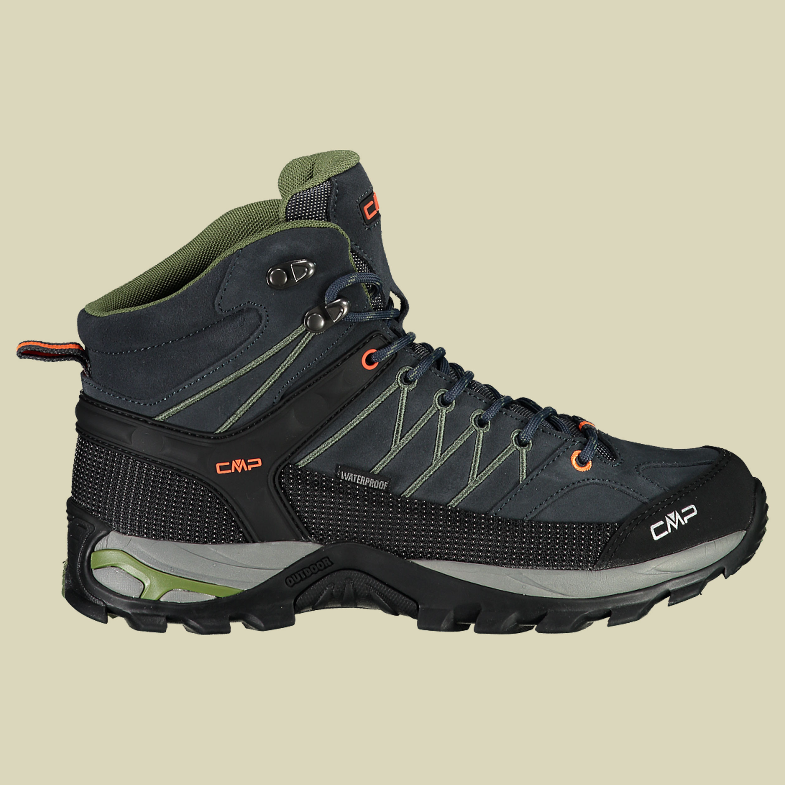 Rigel Mid Trekking Shoes WP Men Größe 45 Farbe 51UG anthracite-torba