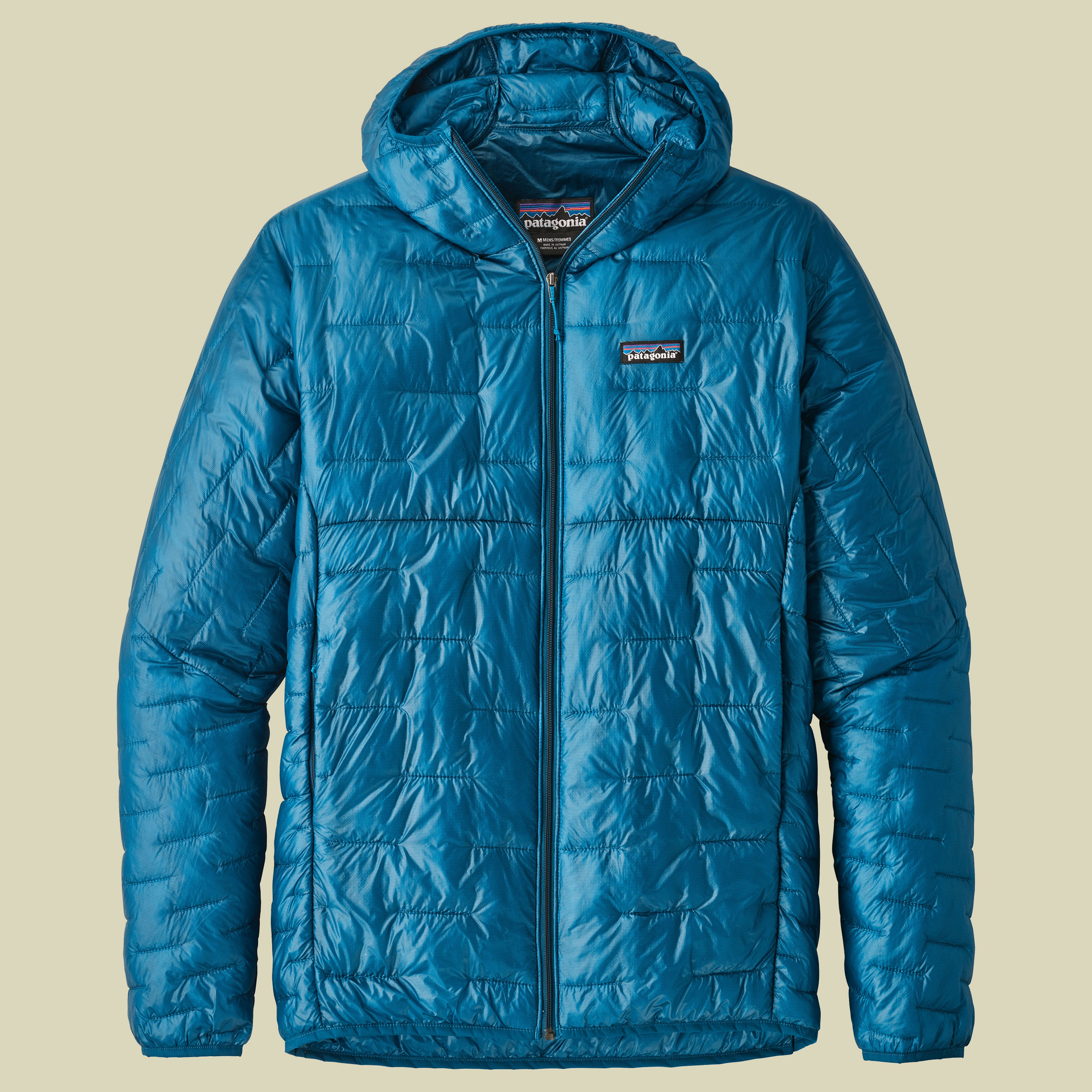 Micro Puff Hoody Men Größe S Farbe balkan blue