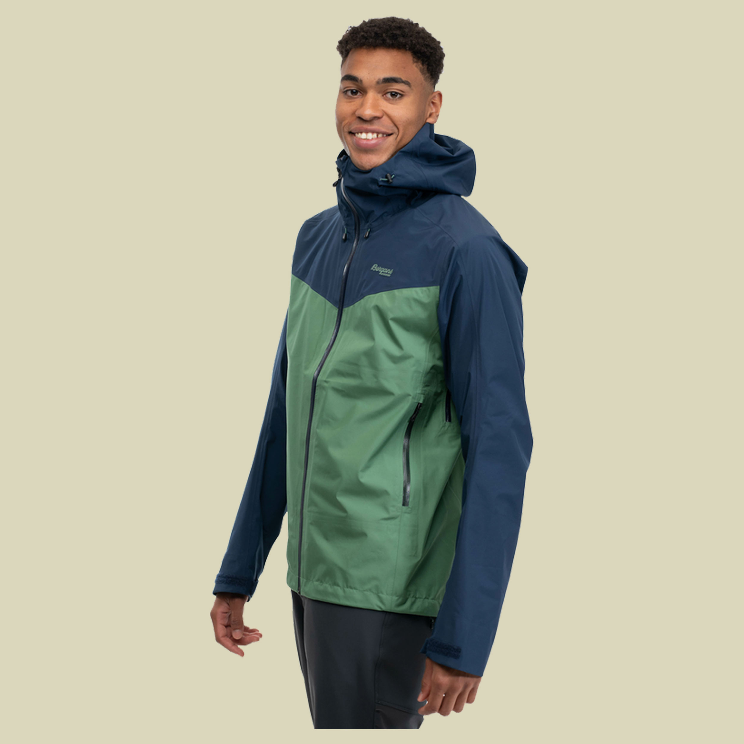 Skar Light 3L Shell Jacket Men Größe S Farbe dark jade green/navy blue