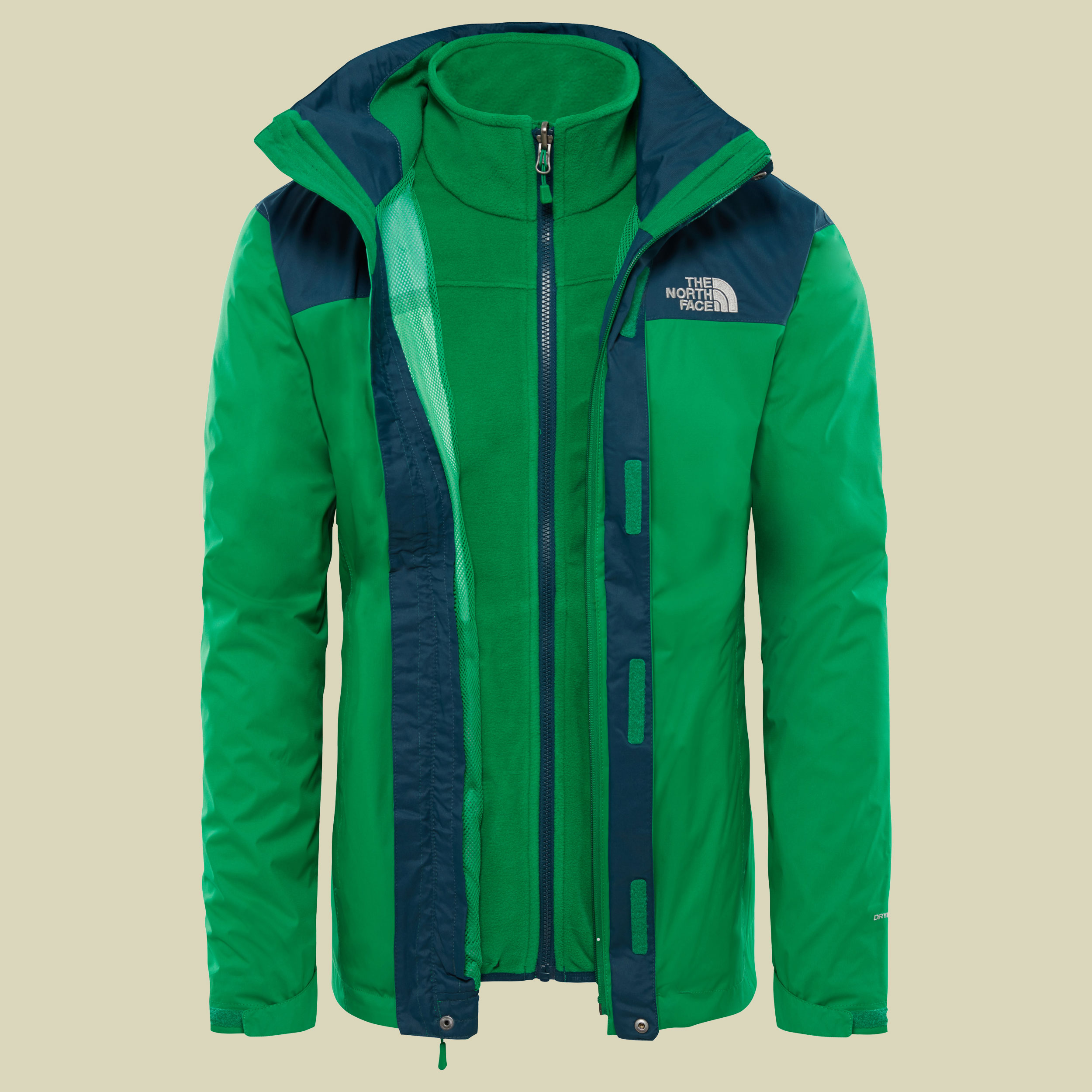 Evolve II Triclimate Jacket Men Größe L  Farbe primary green/k