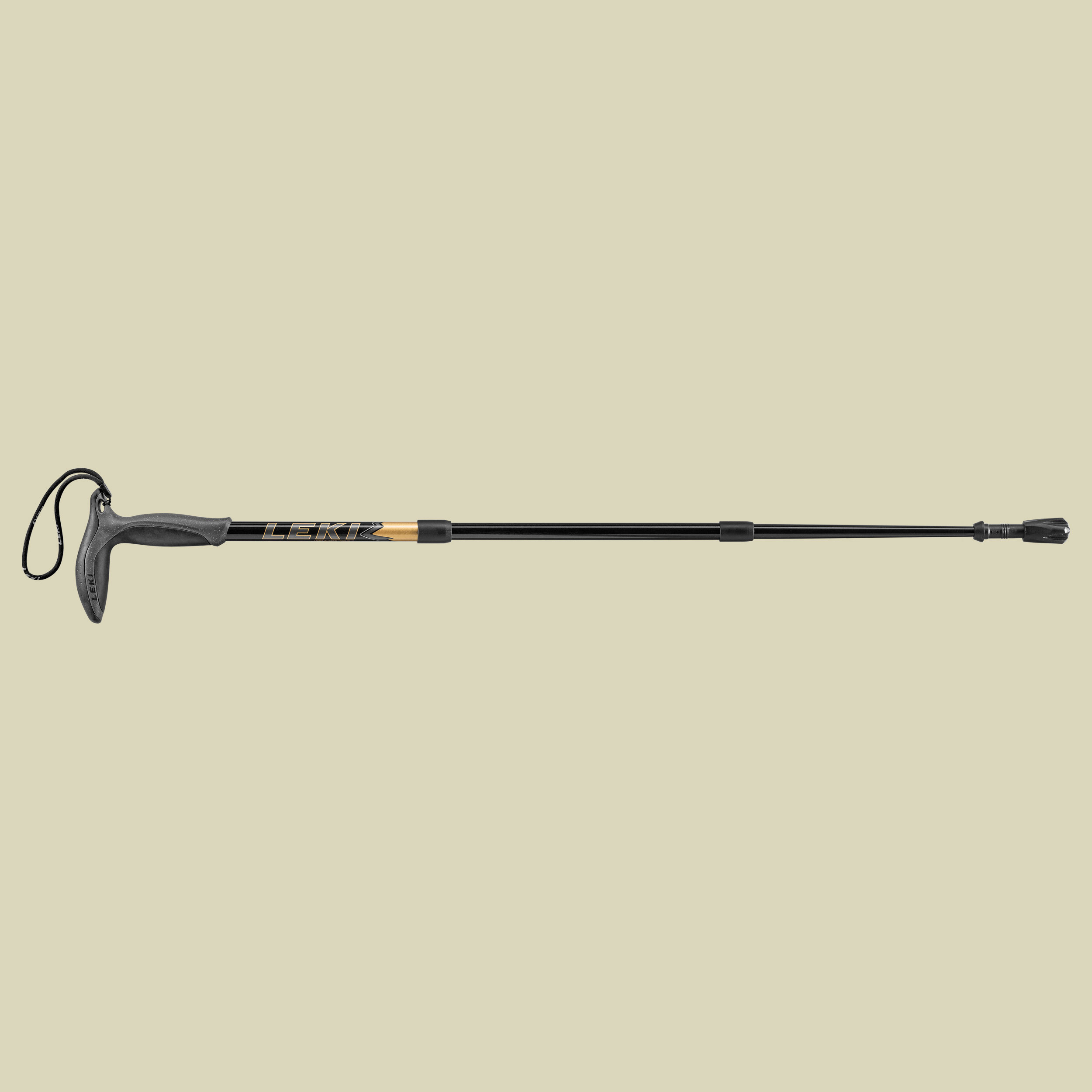 Super Micro Länge 46 - 90 cm schwarz gold