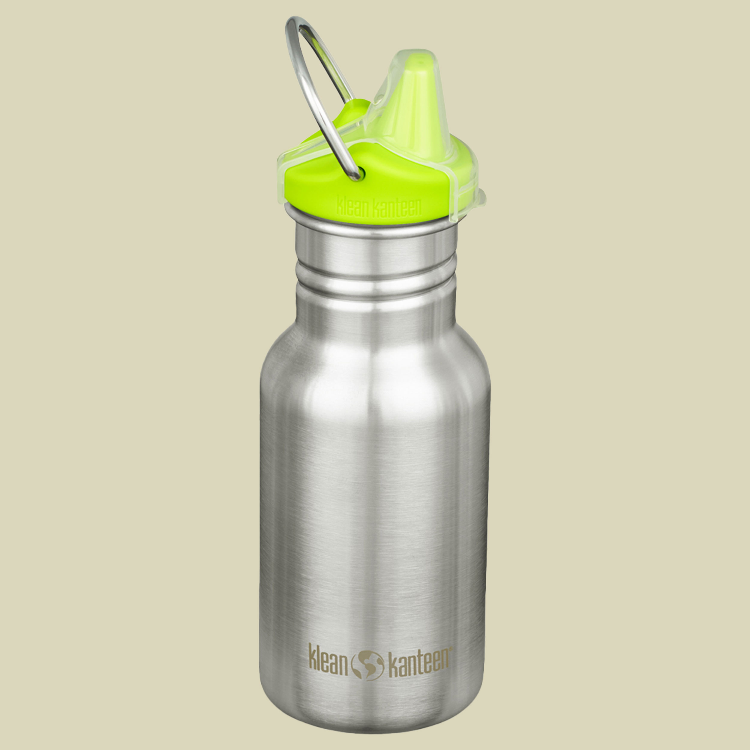 Kid Kanteen Classic mit Sippy Cap Volumen 355 Farbe brushed stainless