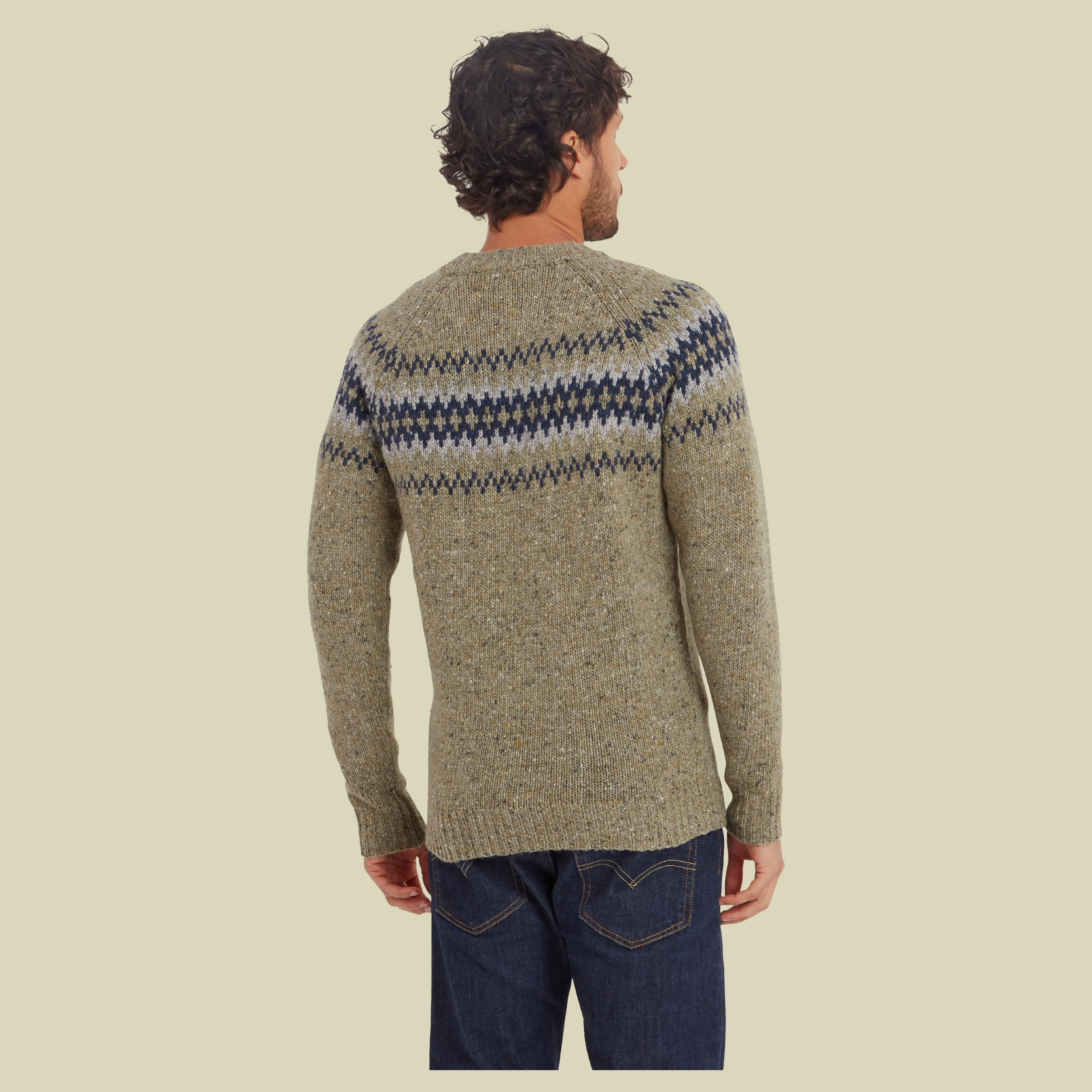 Dumji Crew Sweater Men braun2 XL - Farbe herb