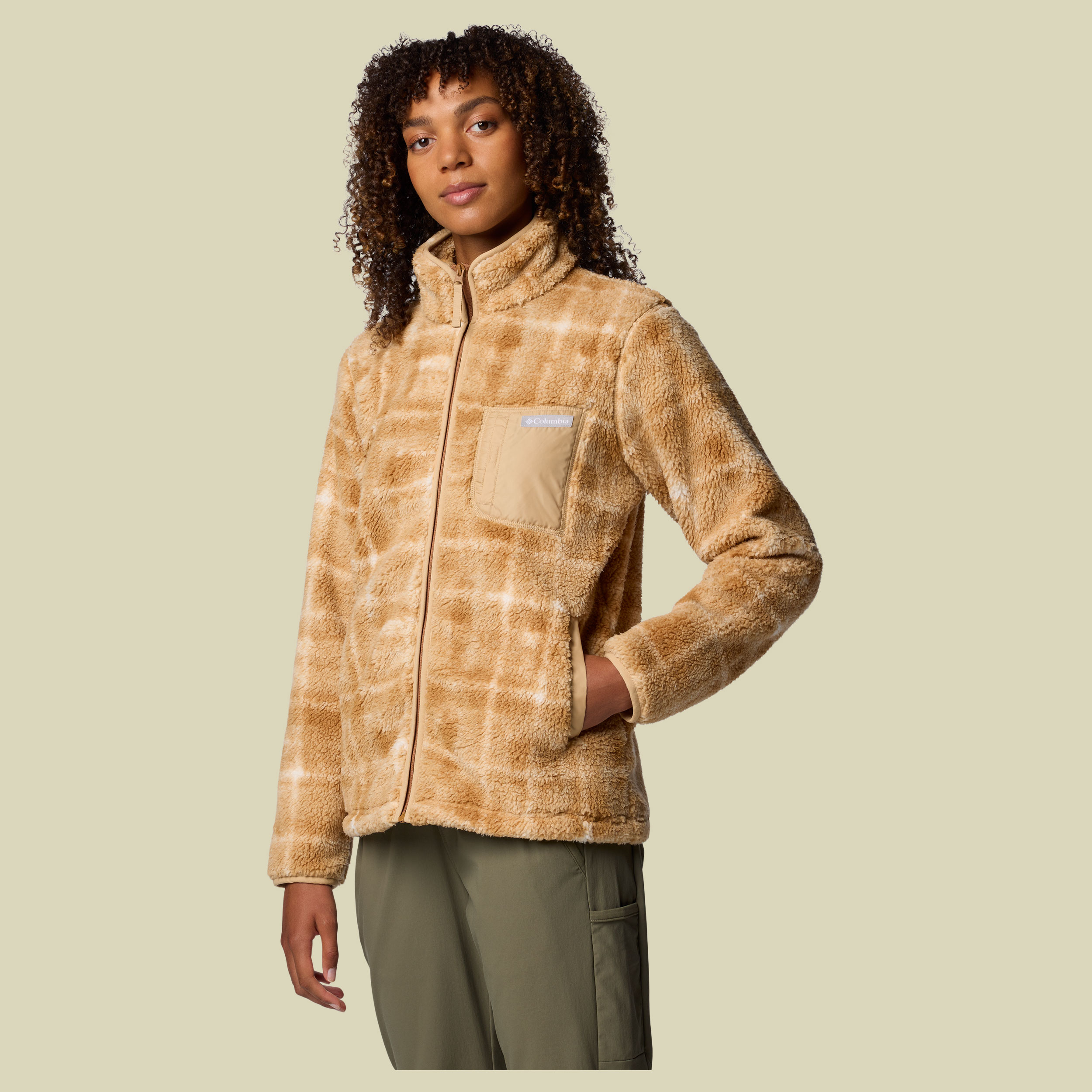 West Bend Print Full Zip II Women S grün - tea light, cozy quilt