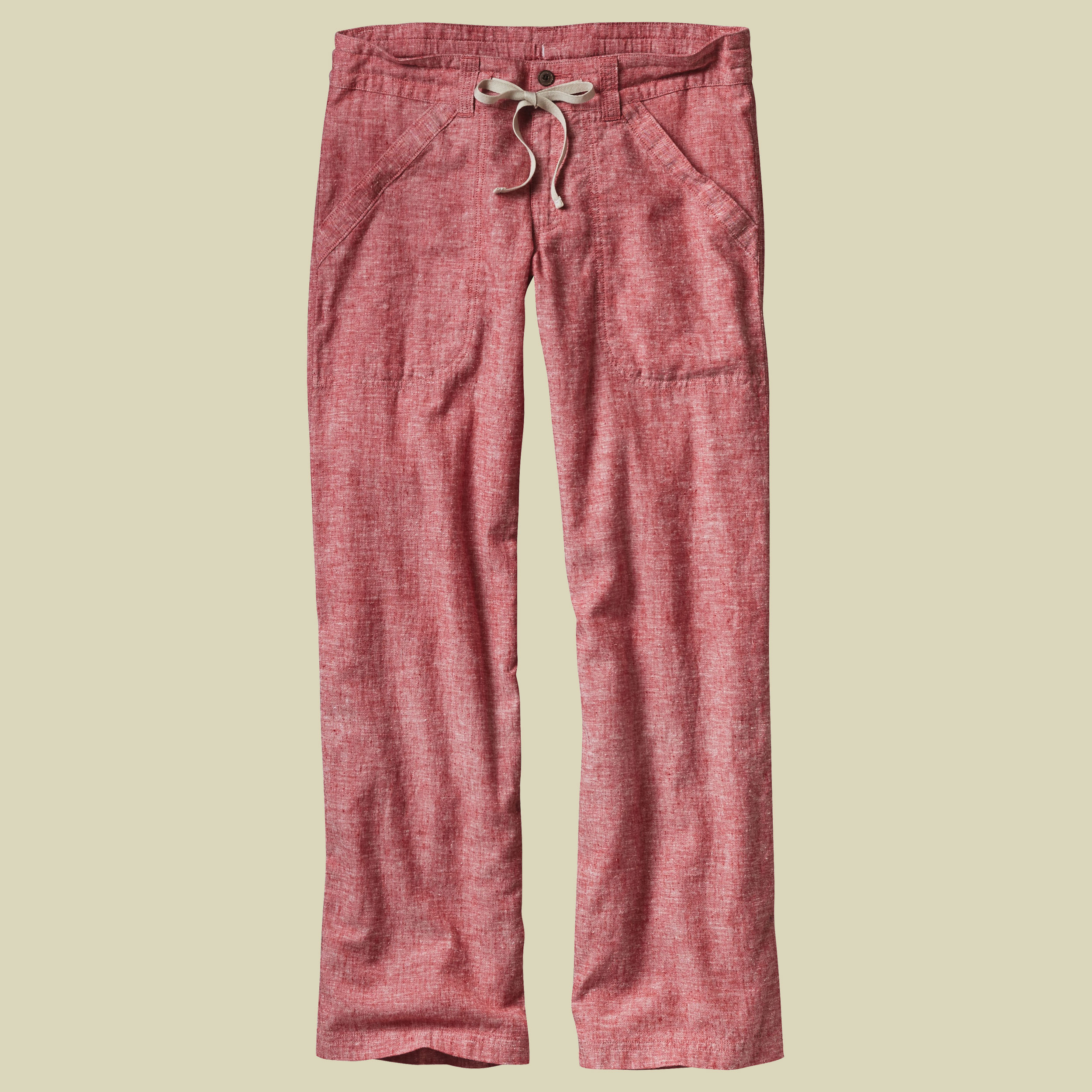 Island Hemp Pants Women Größe 4 Farbe chambray:classic red