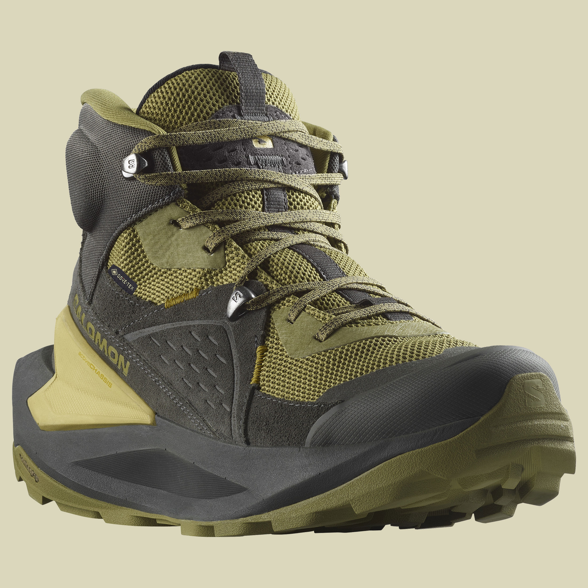 Elixir Mid GTX Men grün UK 9 - black/dried herb/southern moss