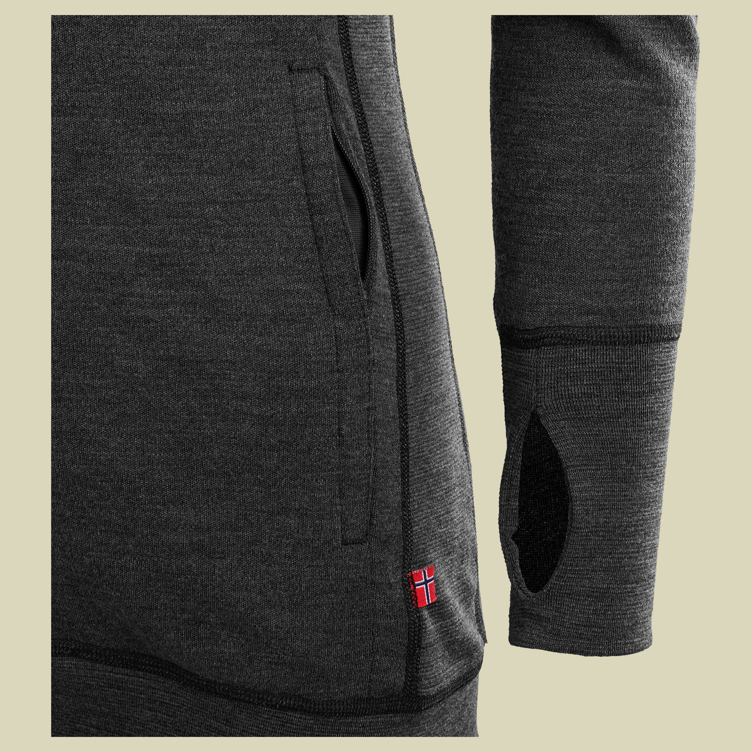 Doublewool Jacket Women Größe S Farbe marengo/jet black
