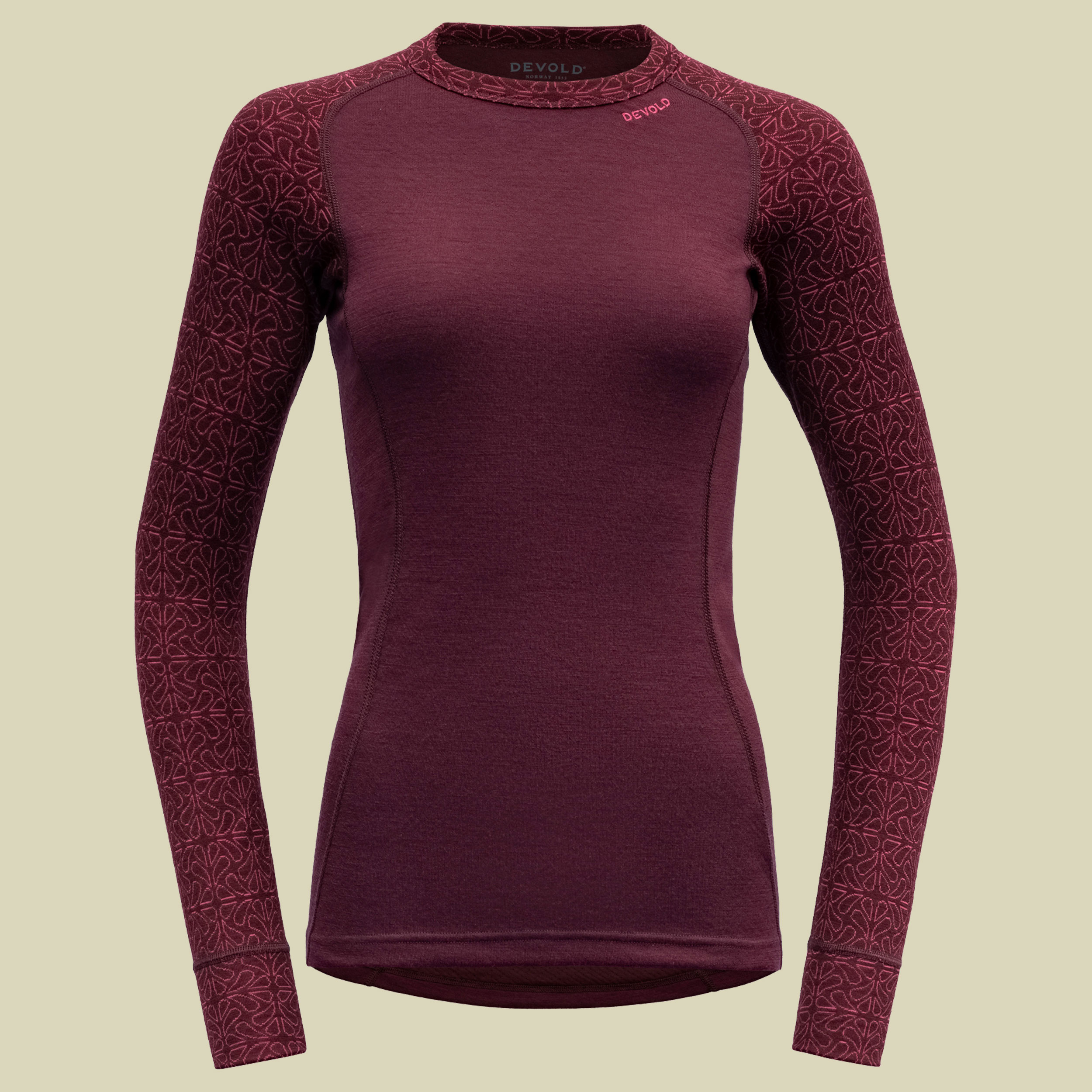 Duo Active Merino 205 Shirt Woman Größe XL Farbe port