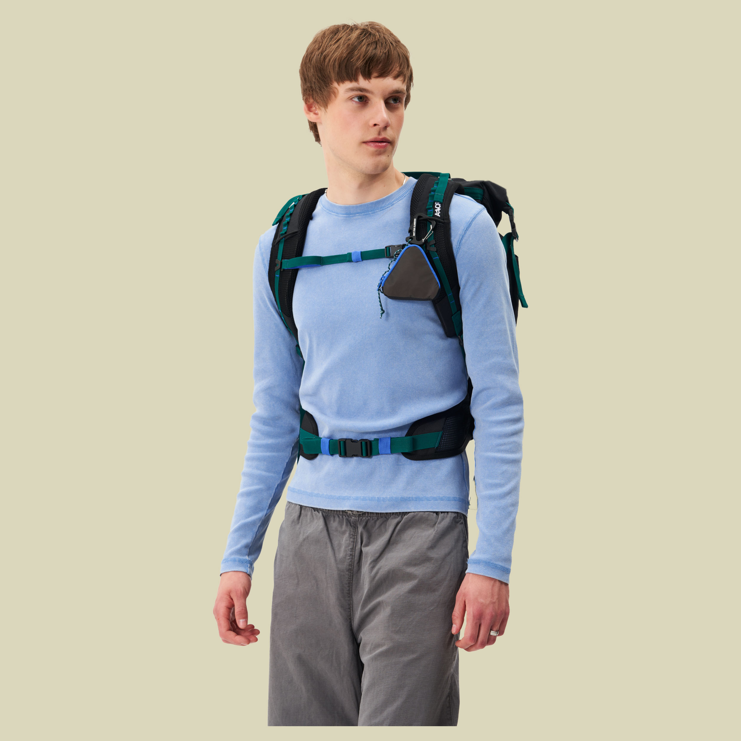 Onigiri Charm Farbe dual dip aqua drift