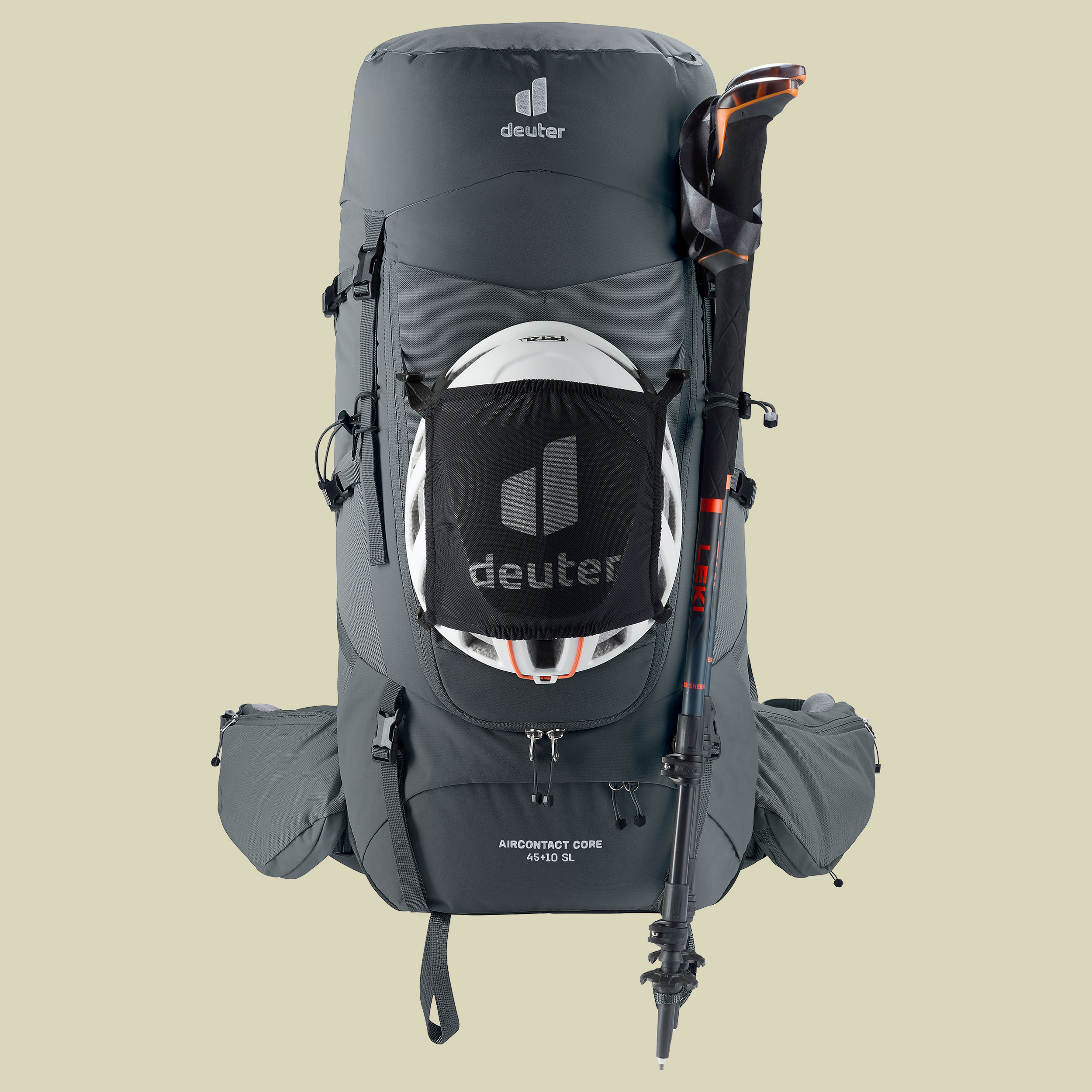 Aircontact Core 45+10 SL Women 45 + 10 grau - graphite