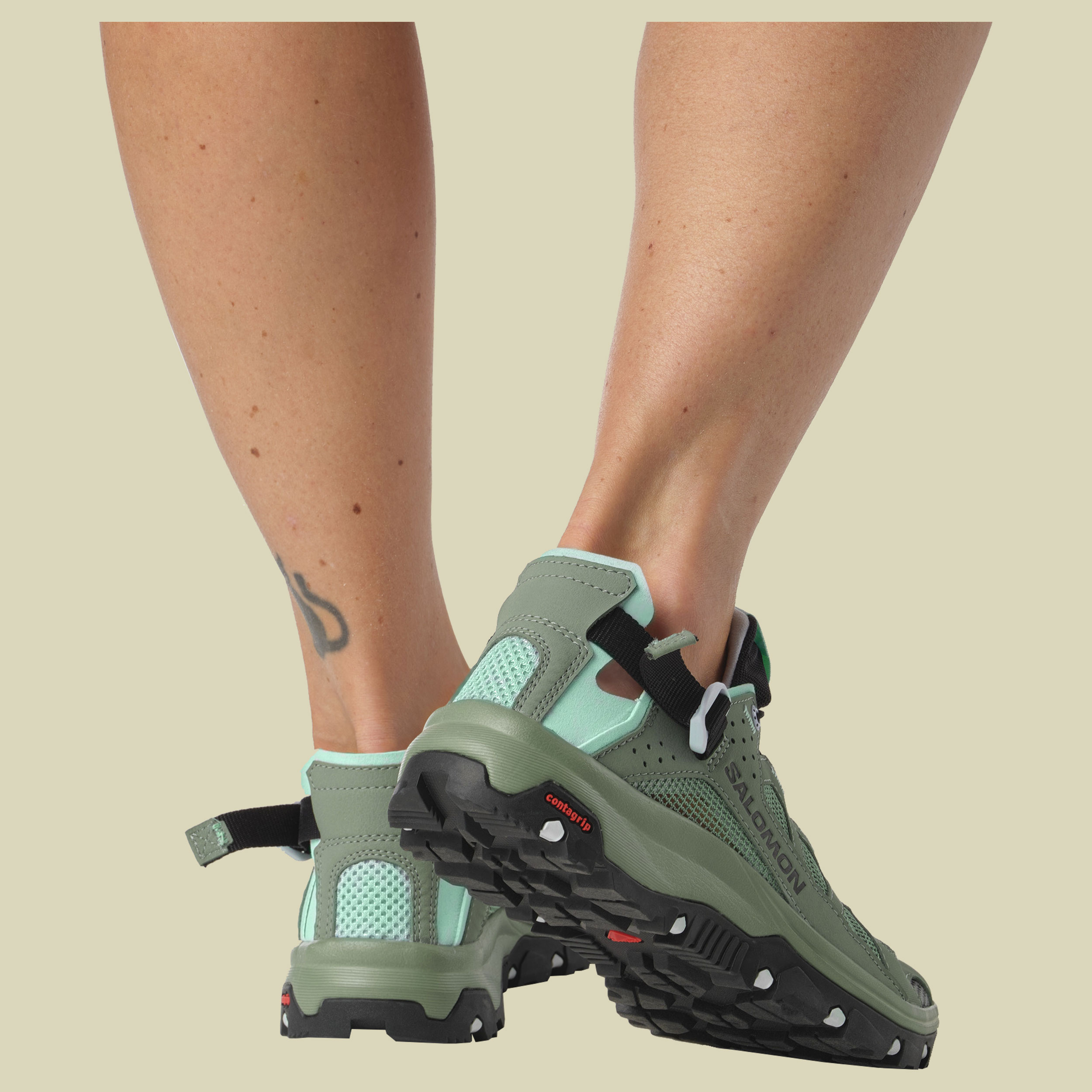 Techamphibian 5 Women grün UK 5 - laurel wreath/arctic ice/marine blue