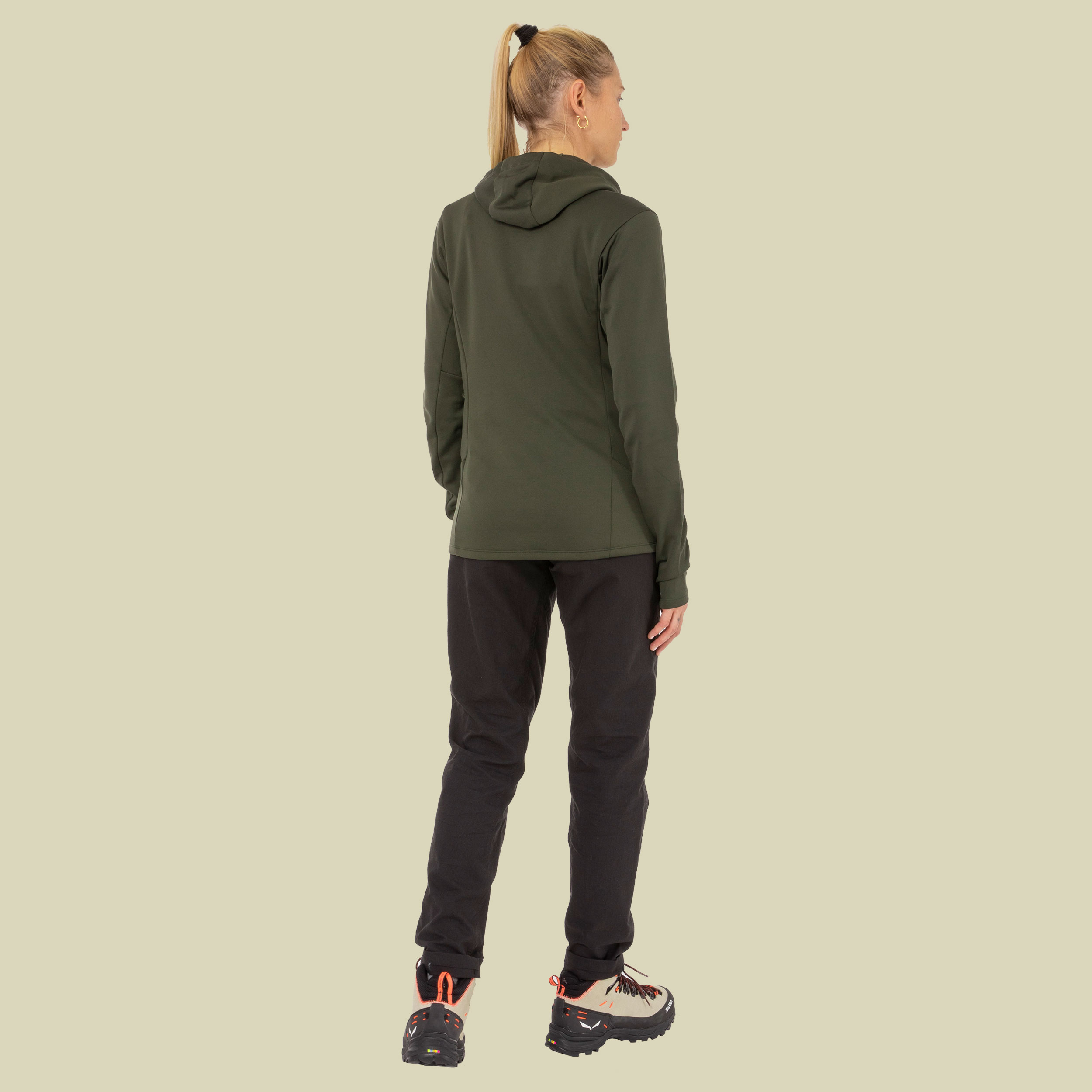 Fanes Merino HD Jacket Women Größe 38 Farbe dark olive