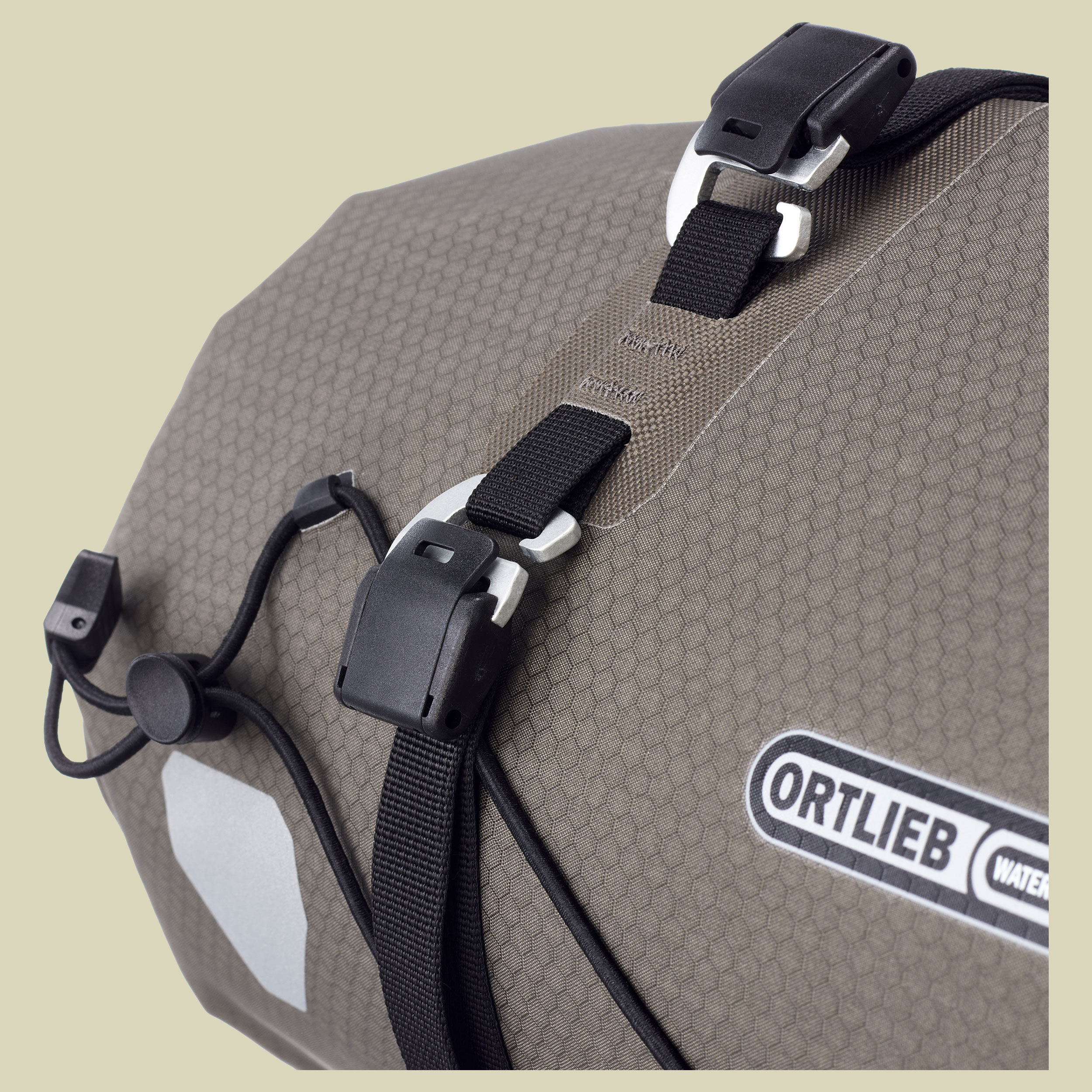 Handlebar-Pack Flex 9L beige - dark sand