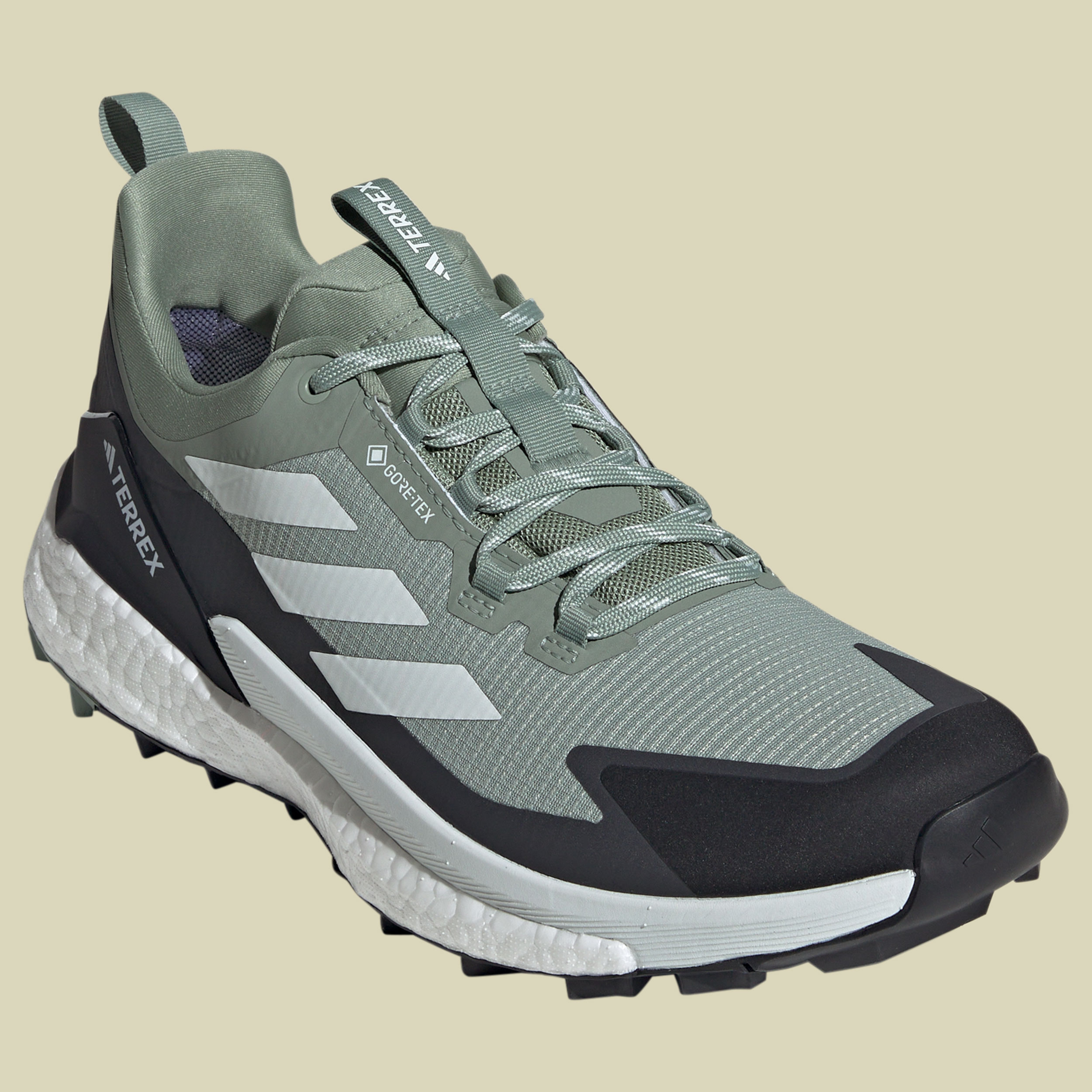 Terrex Free Hiker 2 Low GTX Men mehrfarbig UK 9,5 - silver green/crystal jade/carbon