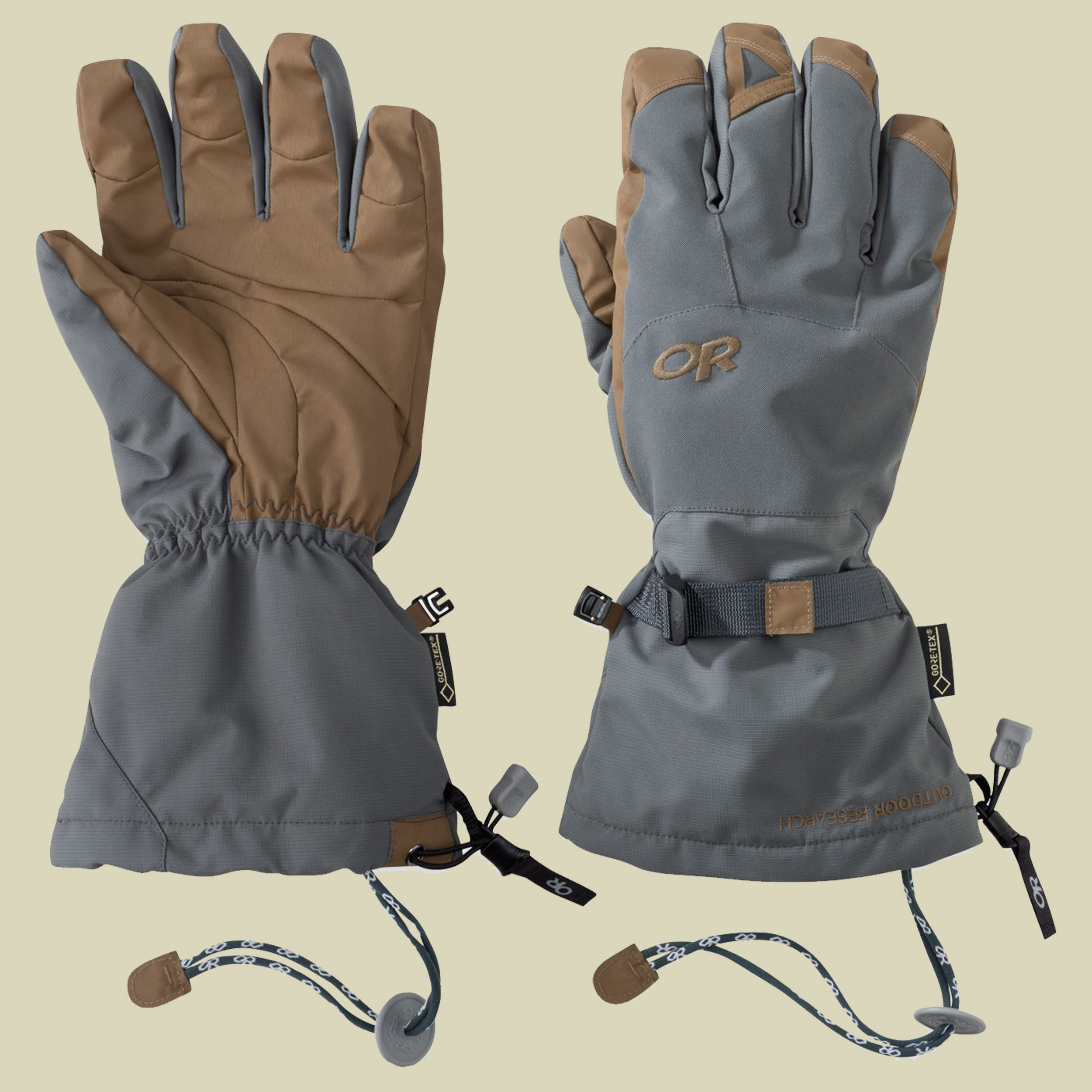 Alti Gloves Größe M Farbe charcoal-natural