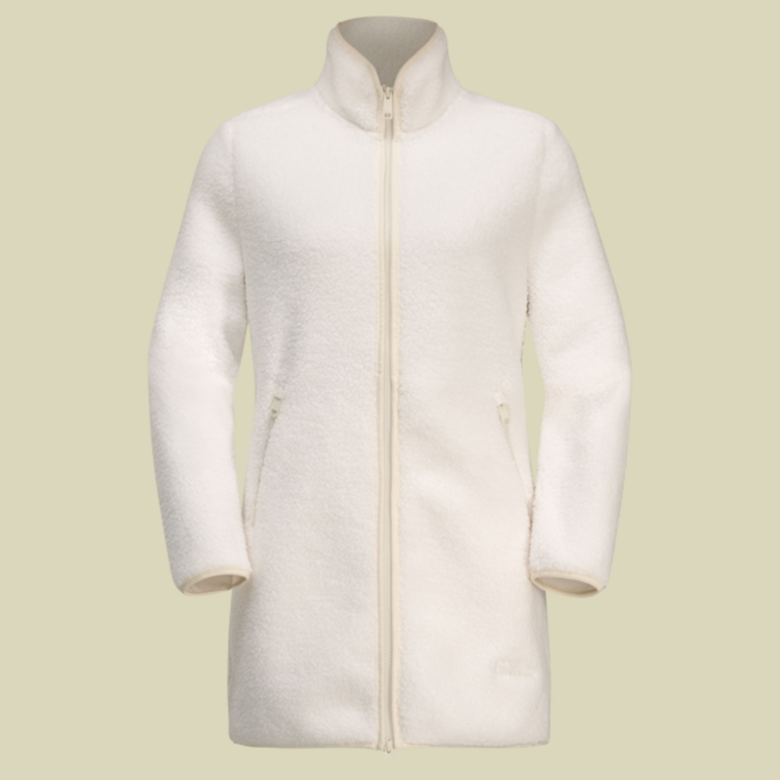 High Curl Coat Women Größe XXL Farbe cotton white