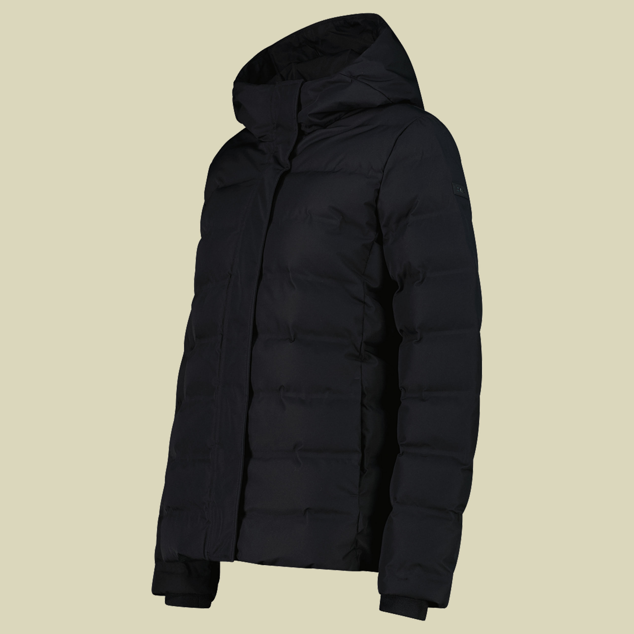Woman Jacket Fix Hood 34 schwarz - black
