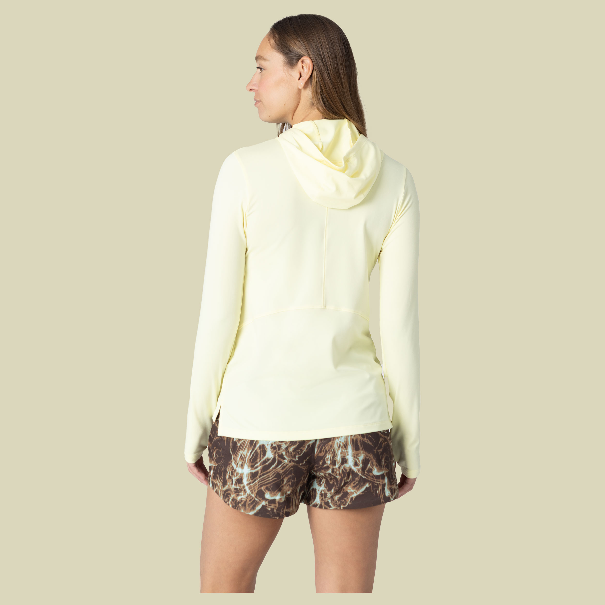 Women`s ActiveIce Spectrum Sun Hoodie XS gelb - sunlight