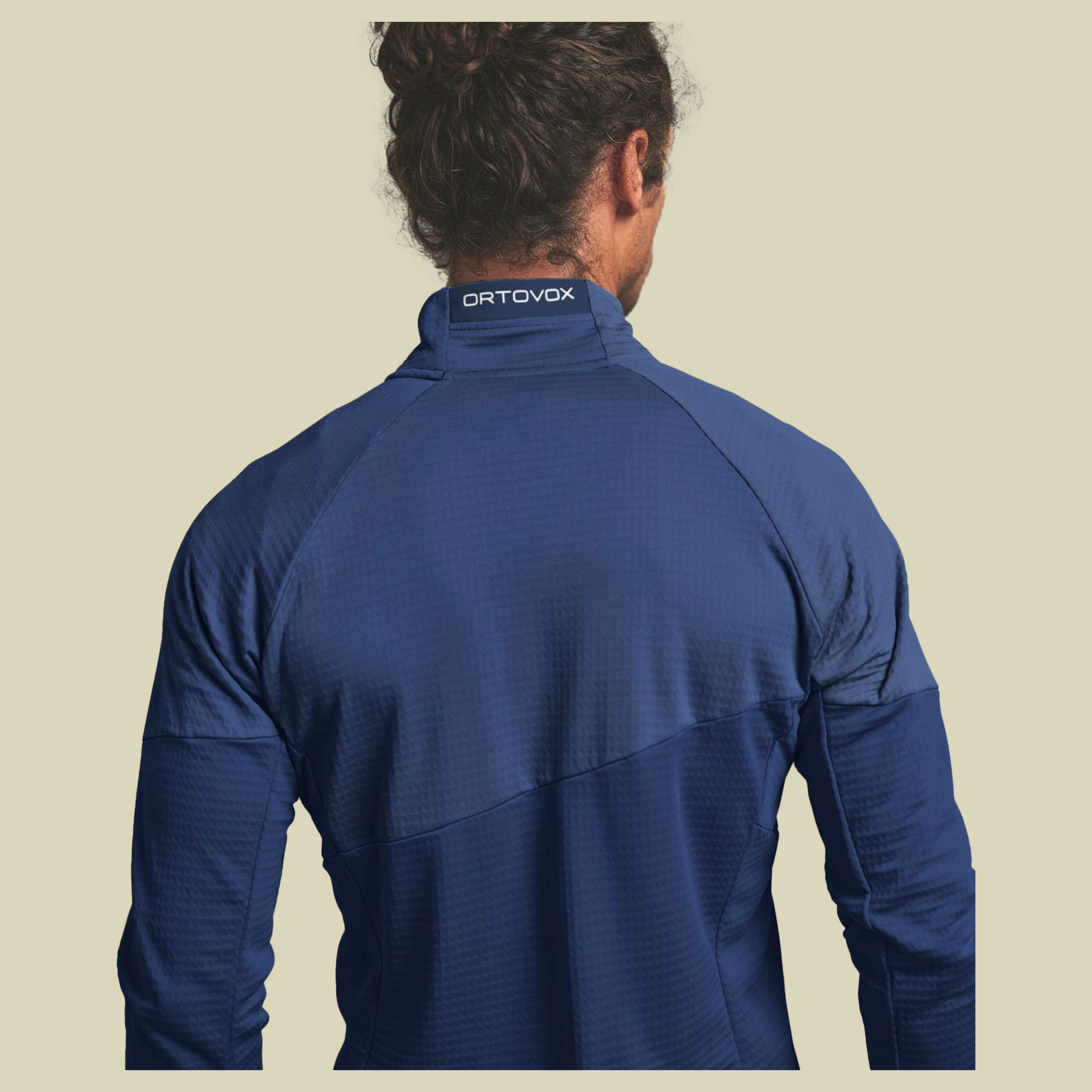 Fleece Light Grid Jacket Men XL blau - deep ocean