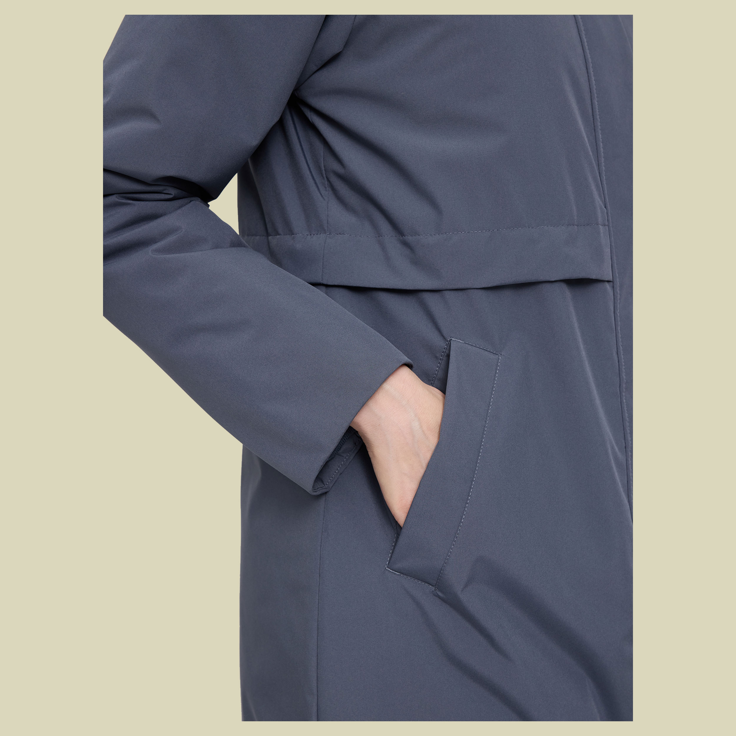 Basic Padded Parka Women XS blau1 - night flight