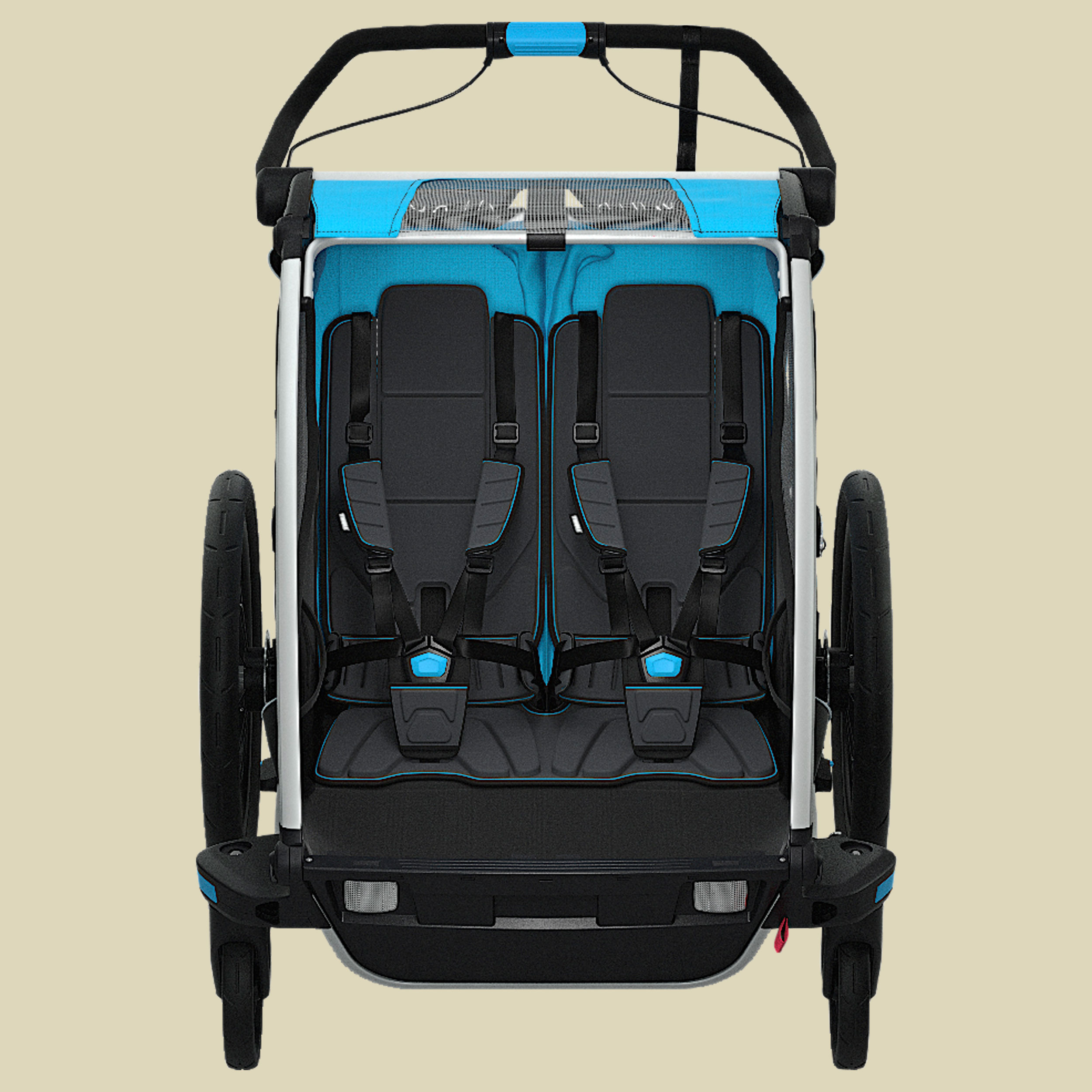 Chariot Sport 2 mit StVZO-Beleuchtung Farbe thule blue/black